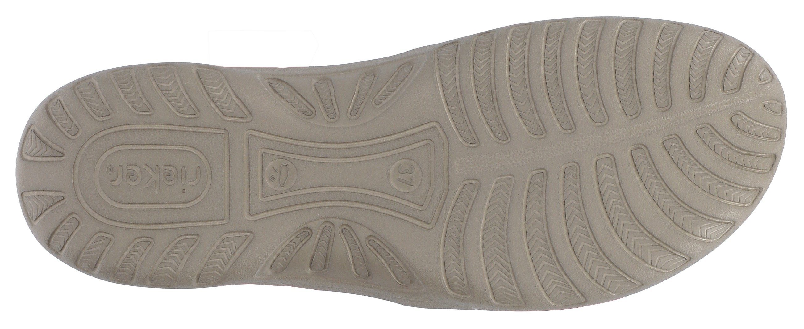 Rieker Sandalen zomerschoen, sandaal, sleehak, met elastieken