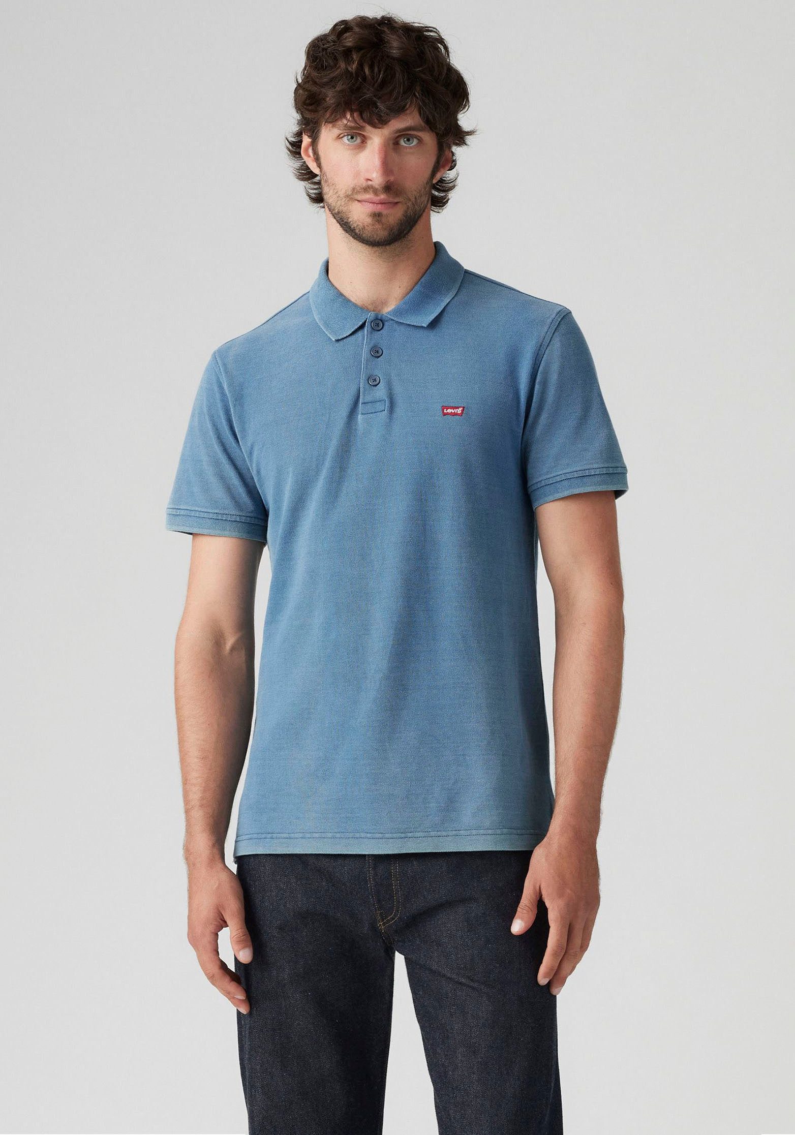 Levi's® Poloshirt LE NEW LEVIS HM POLO met klein batwing-logo