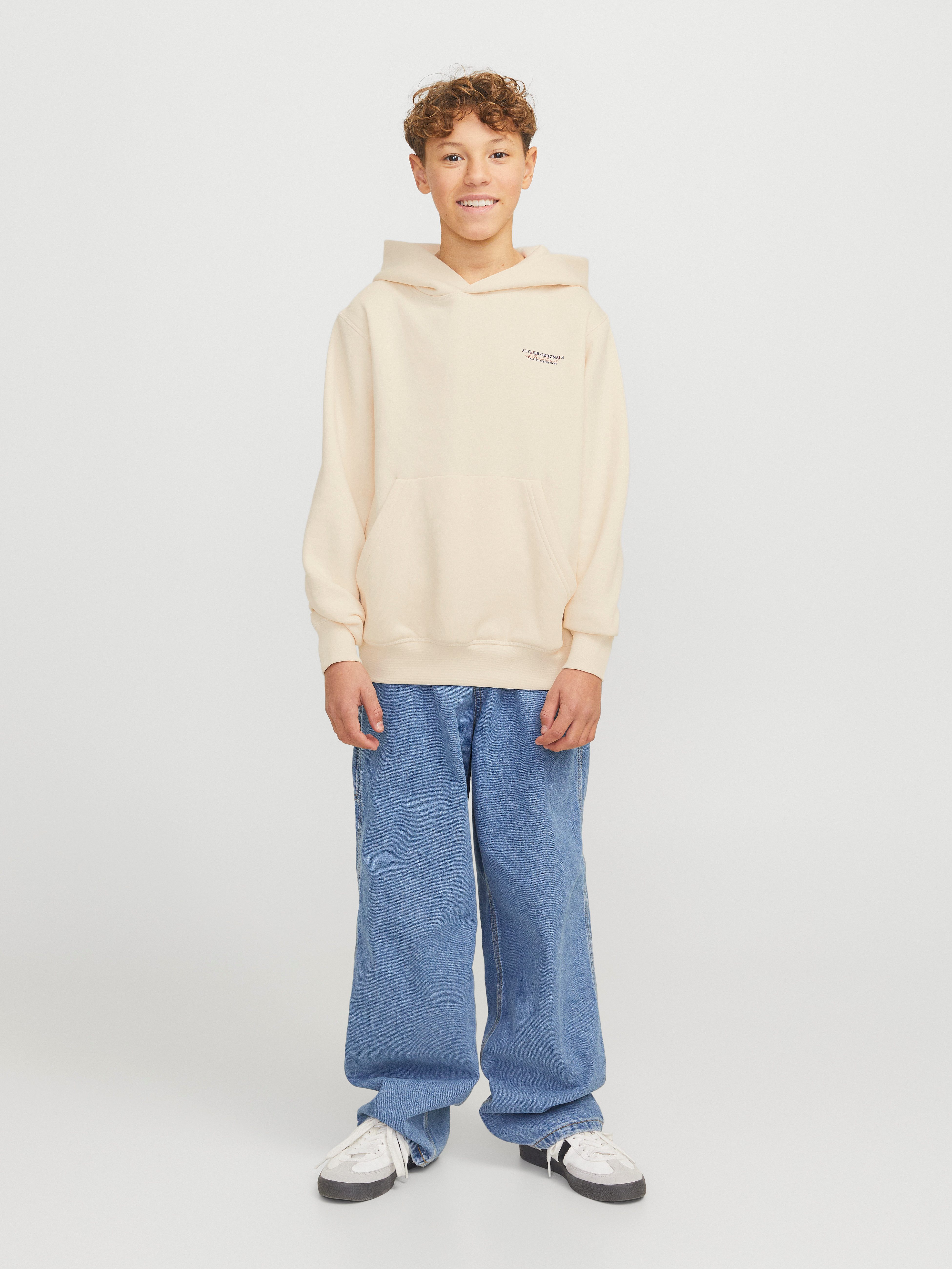 Jack & Jones Junior Hoodie JORISLINGTON BACK SWEAT HOOD SN JNR