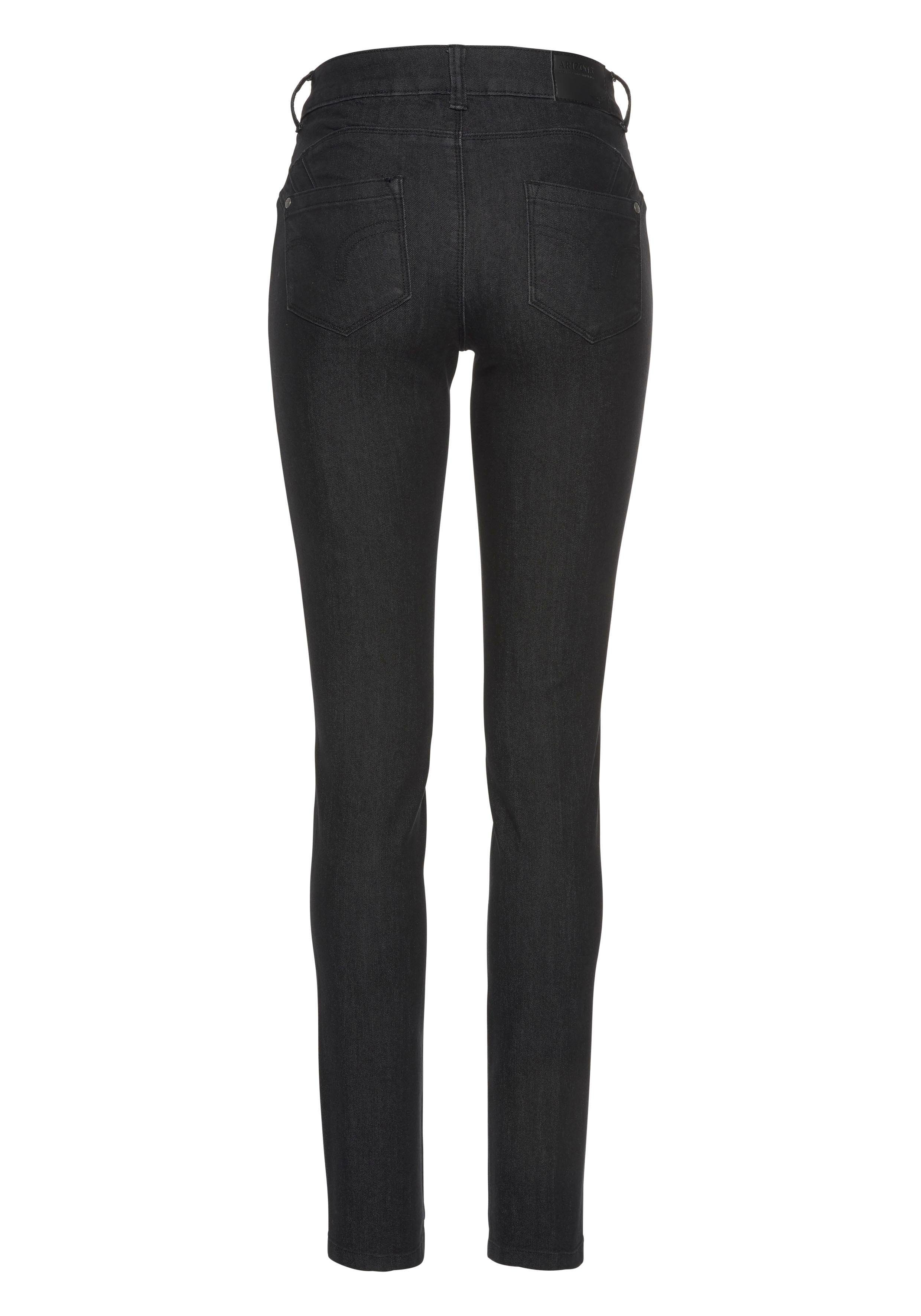 Arizona Skinny fit jeans Shaping skinny pasvorm, normale taille, in stretchkwaliteit, used-look