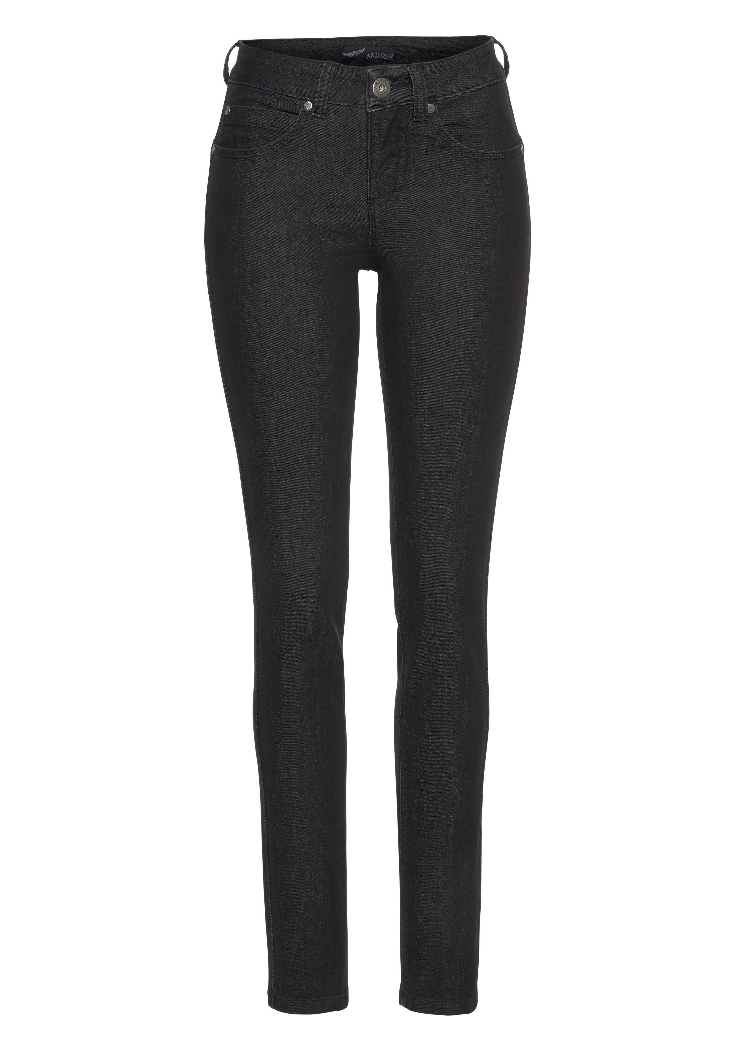 Arizona Skinny fit jeans Shaping skinny pasvorm, normale taille, in stretchkwaliteit, used-look