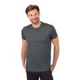trigema slim-fit t-shirt van deluxe-katoen grijs