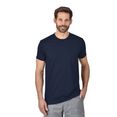 trigema slim-fit t-shirt van deluxe-katoen blauw