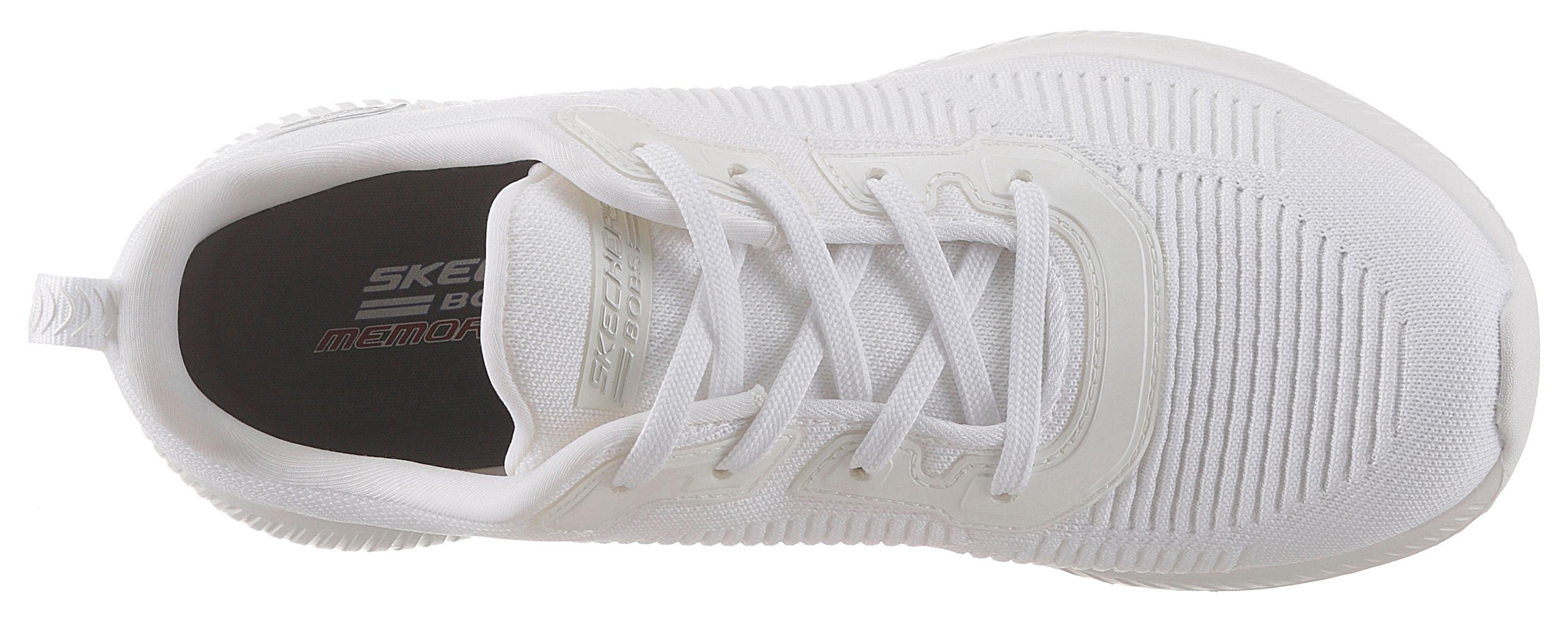 Skechers Sneakers BOBS SQUAD - TOUGH TALK Vrijetijdsschoen, lage schoen, veterschoen met skech-knit
