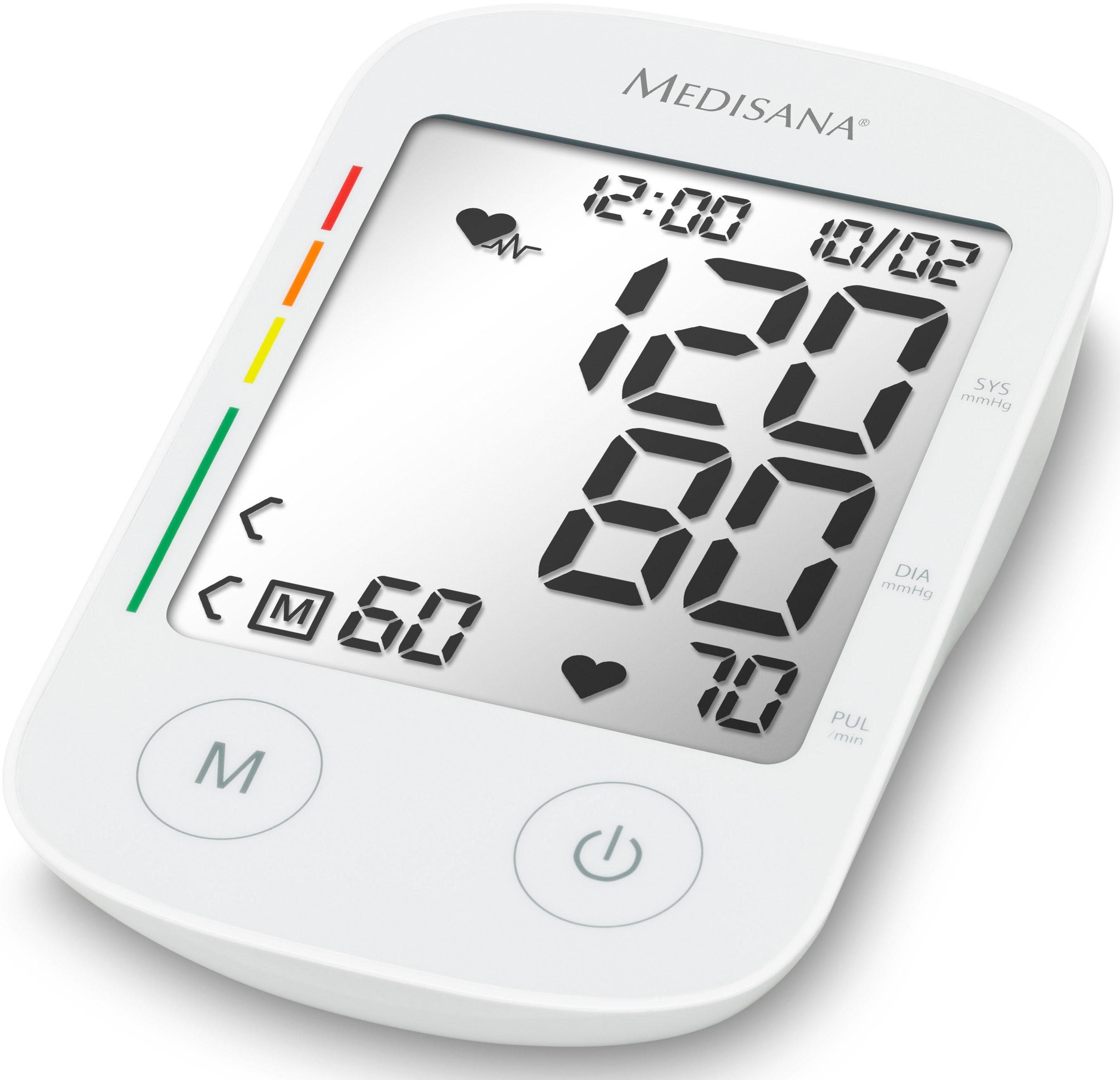 Medisana Bovenarm-bloeddrukmeter BU 535 Voice Spraakuitvoer, onregelmatige hartslagweergave,...