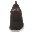 skechers sneakers flex appeal 3.0 - first insight in memory foam-uitvoering zwart