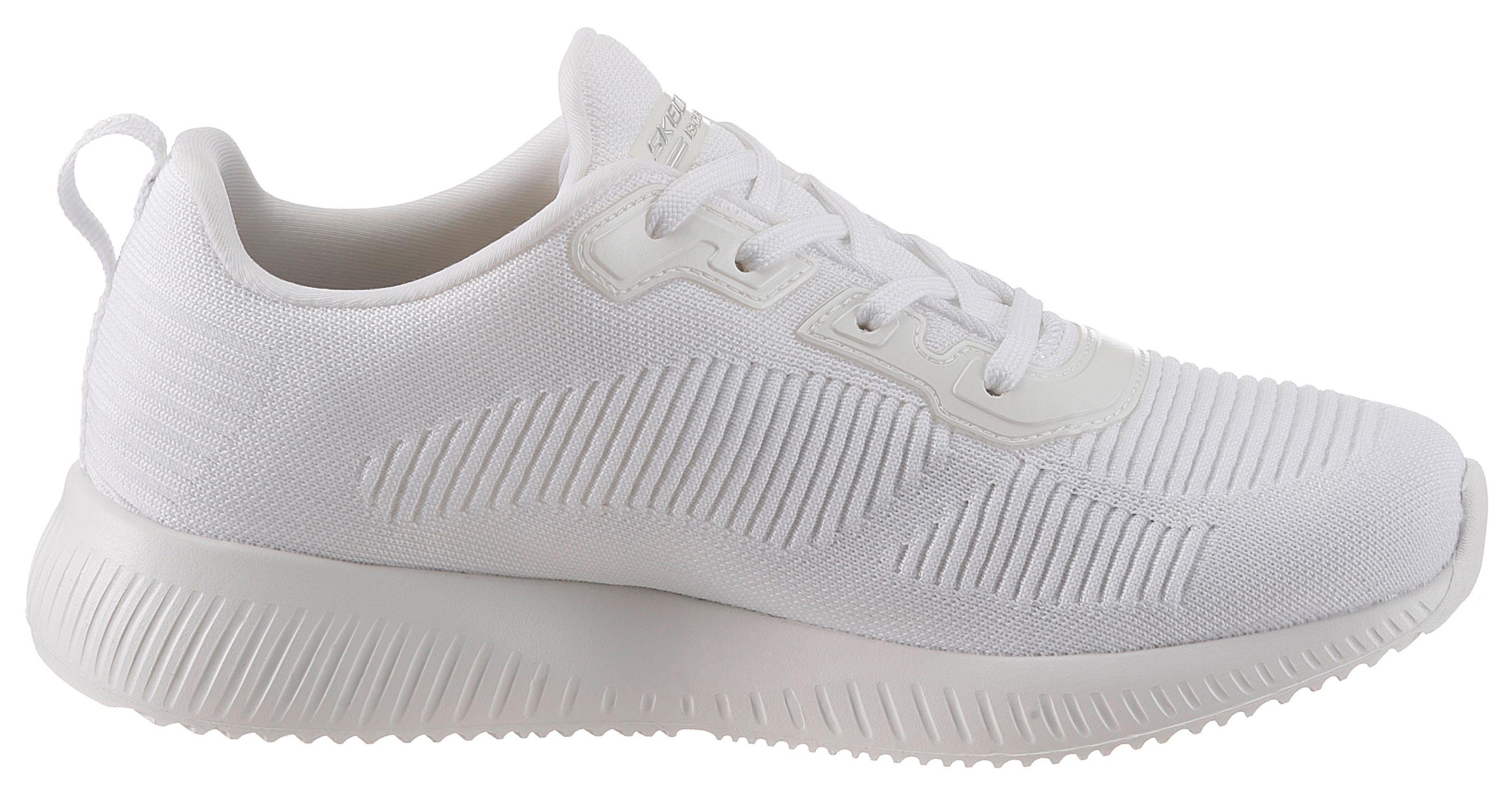 Skechers Sneakers BOBS SQUAD - TOUGH TALK Vrijetijdsschoen, lage schoen, veterschoen met skech-knit