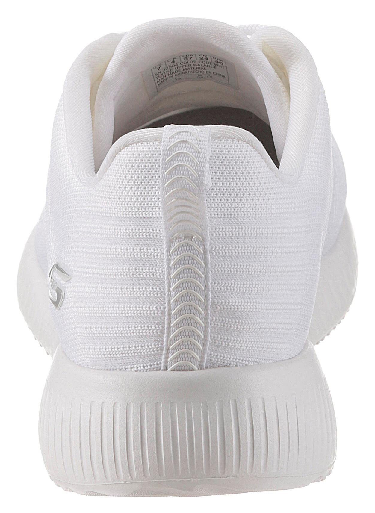 Skechers Sneakers BOBS SQUAD - TOUGH TALK Vrijetijdsschoen, lage schoen, veterschoen met skech-knit