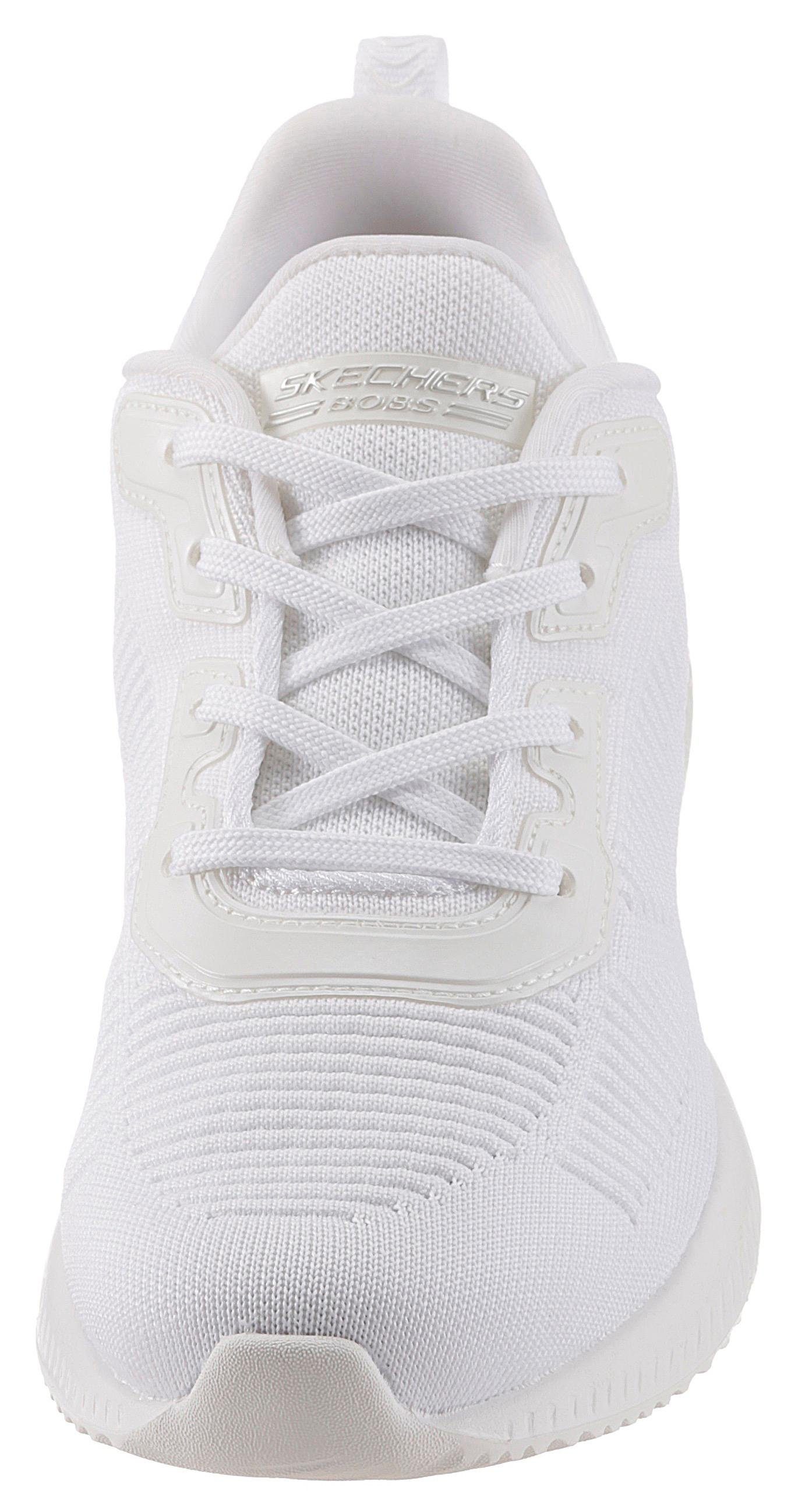 Skechers Sneakers BOBS SQUAD - TOUGH TALK Vrijetijdsschoen, lage schoen, veterschoen met skech-knit