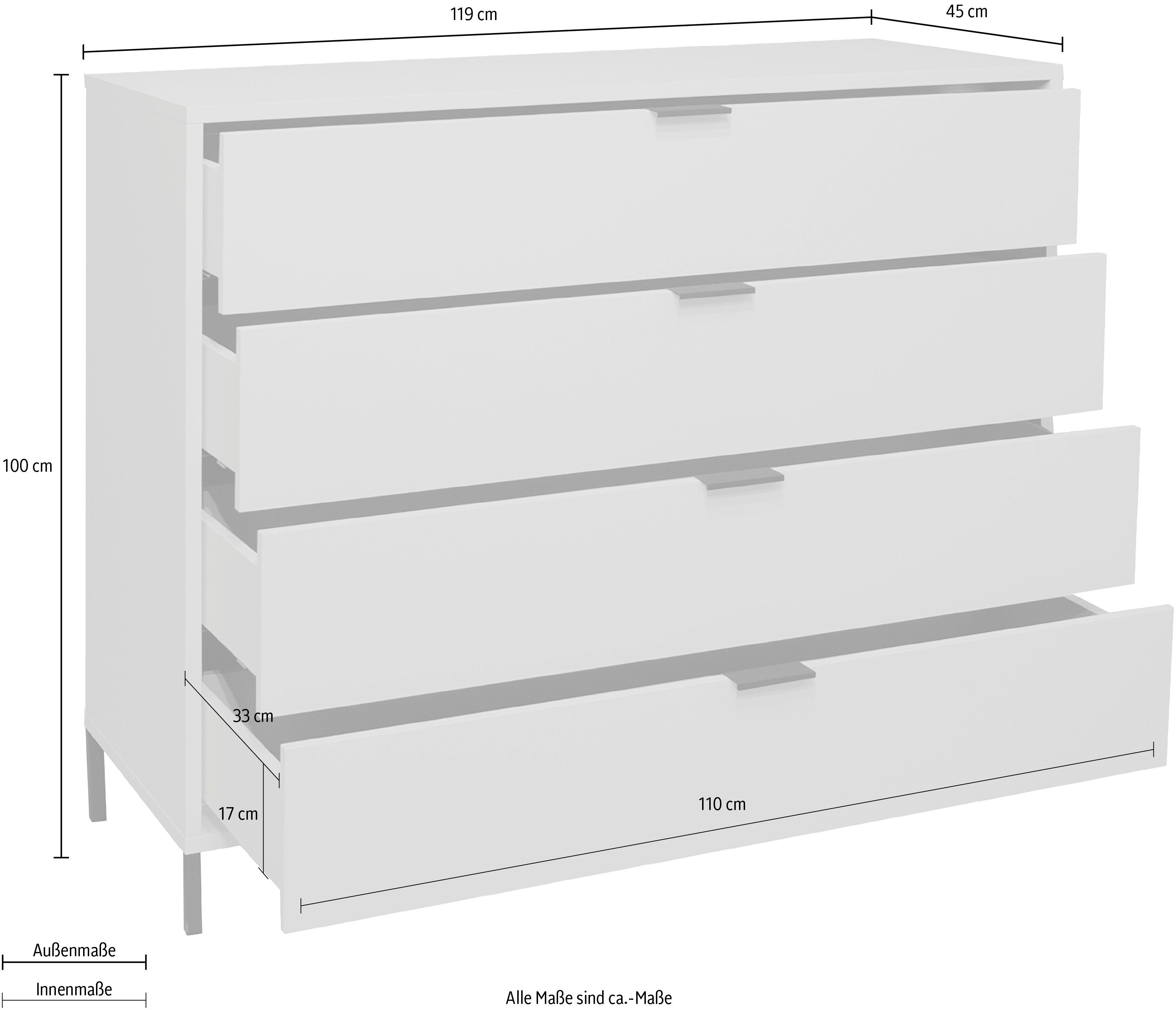 Mäusbacher Kast Bonnie TOPSELLER! Commode met vierkant frame