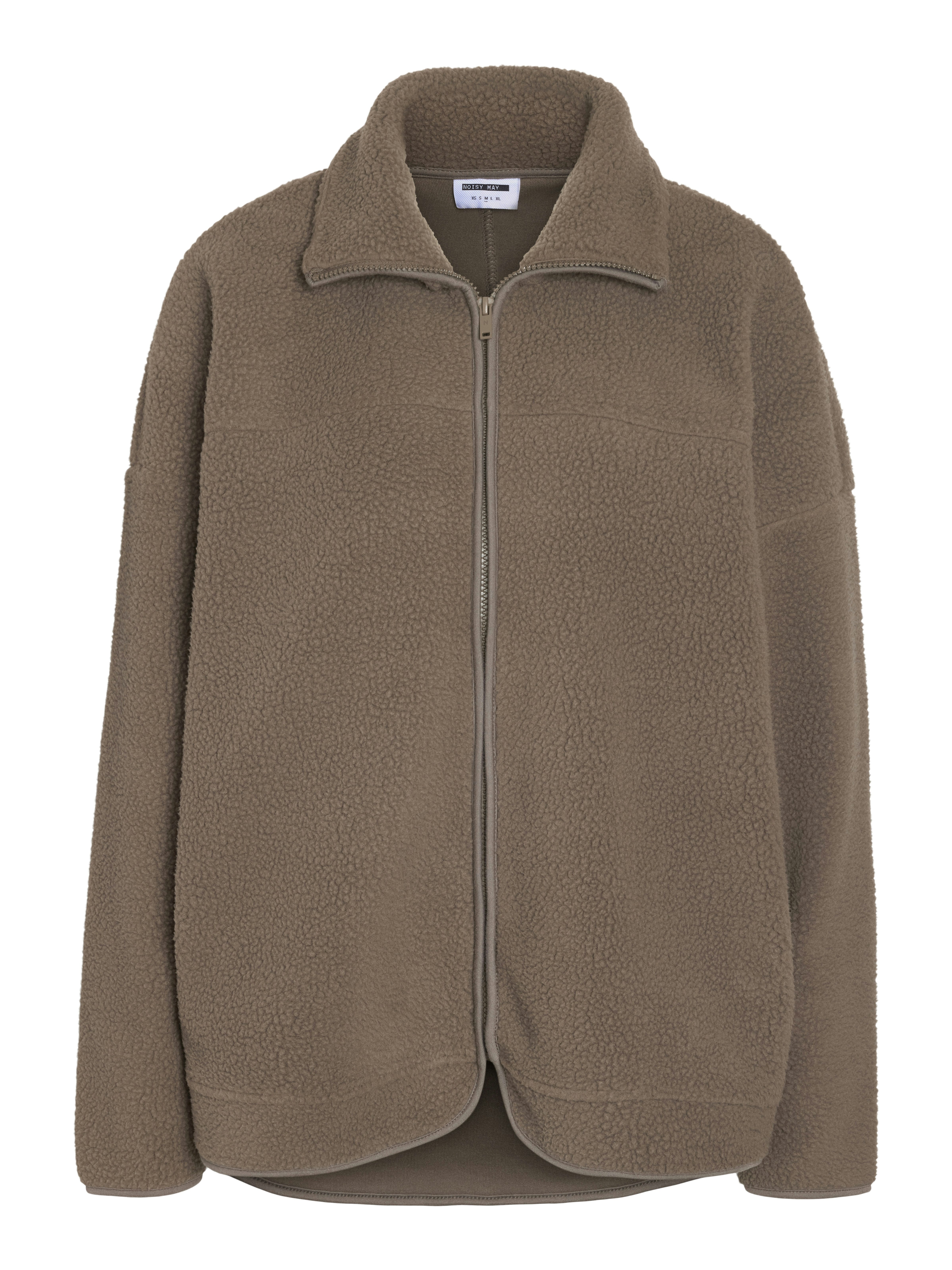Noisy may Fleecejack NMCOZY L/S ZIP SWEATER JRS NOOS