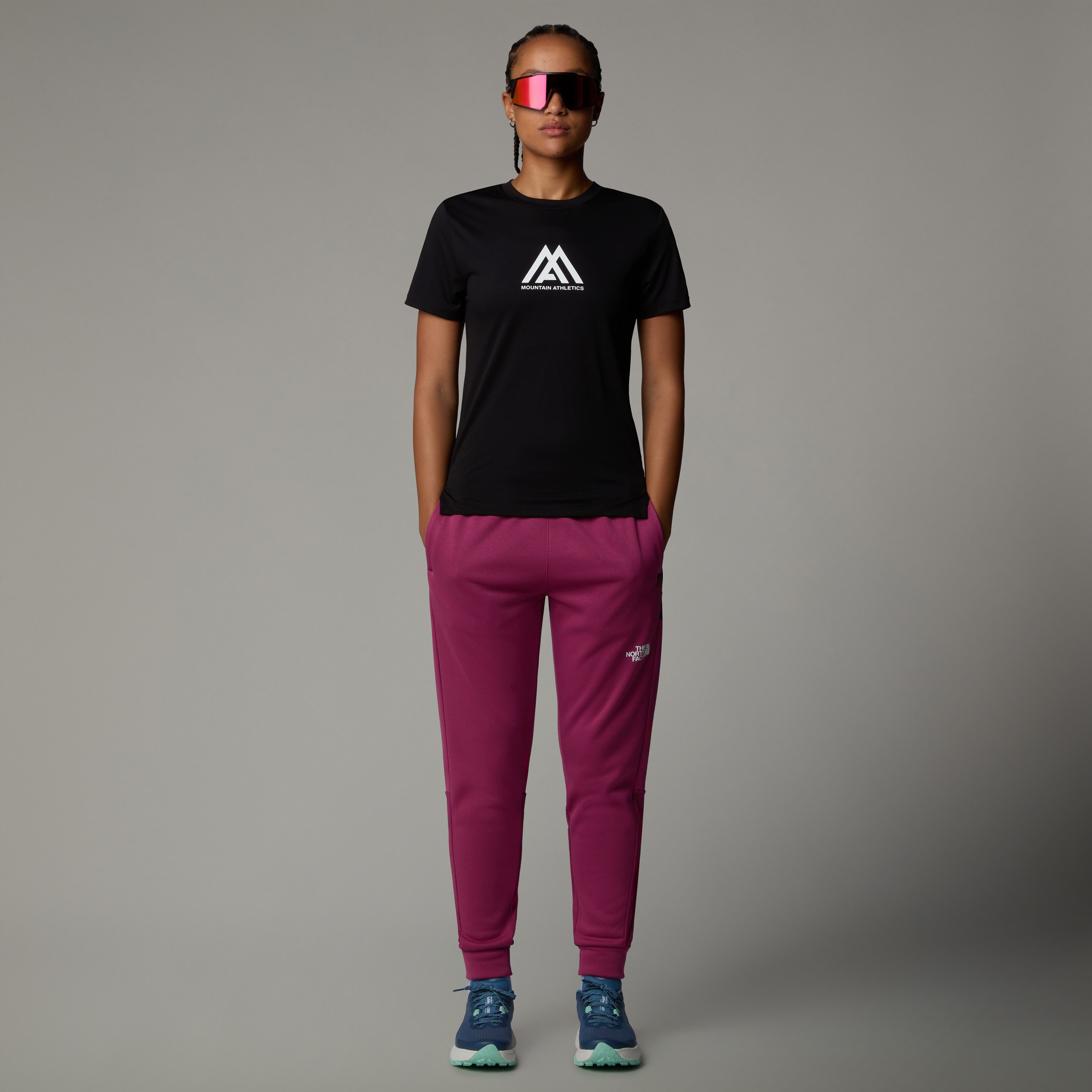 The North Face Functioneel shirt Mountain Athletics flex T-shirt met grafiek voor dames (1-delig)