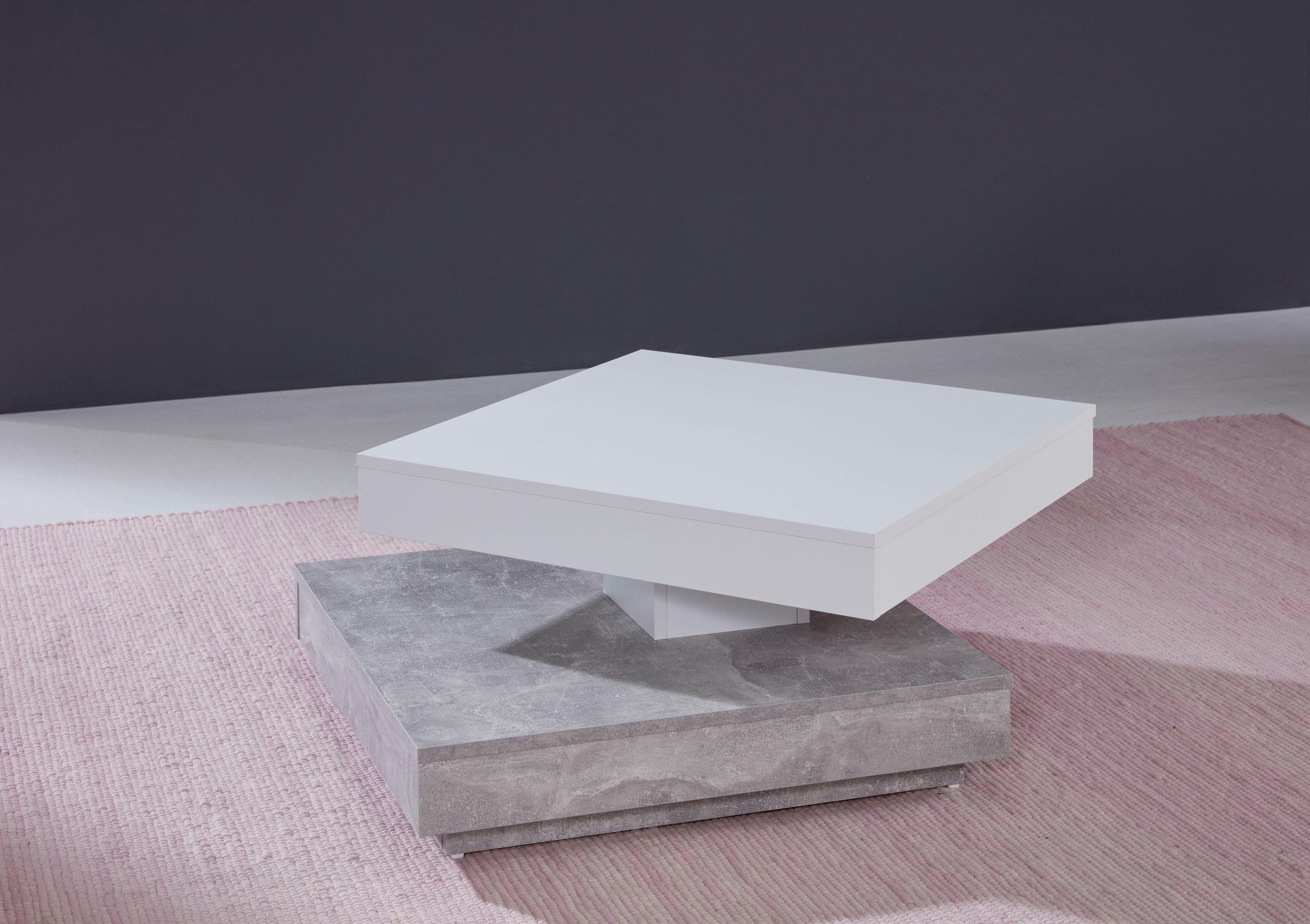 INOSIGN Salontafel Tanum met functie, draaibaar tafelblad