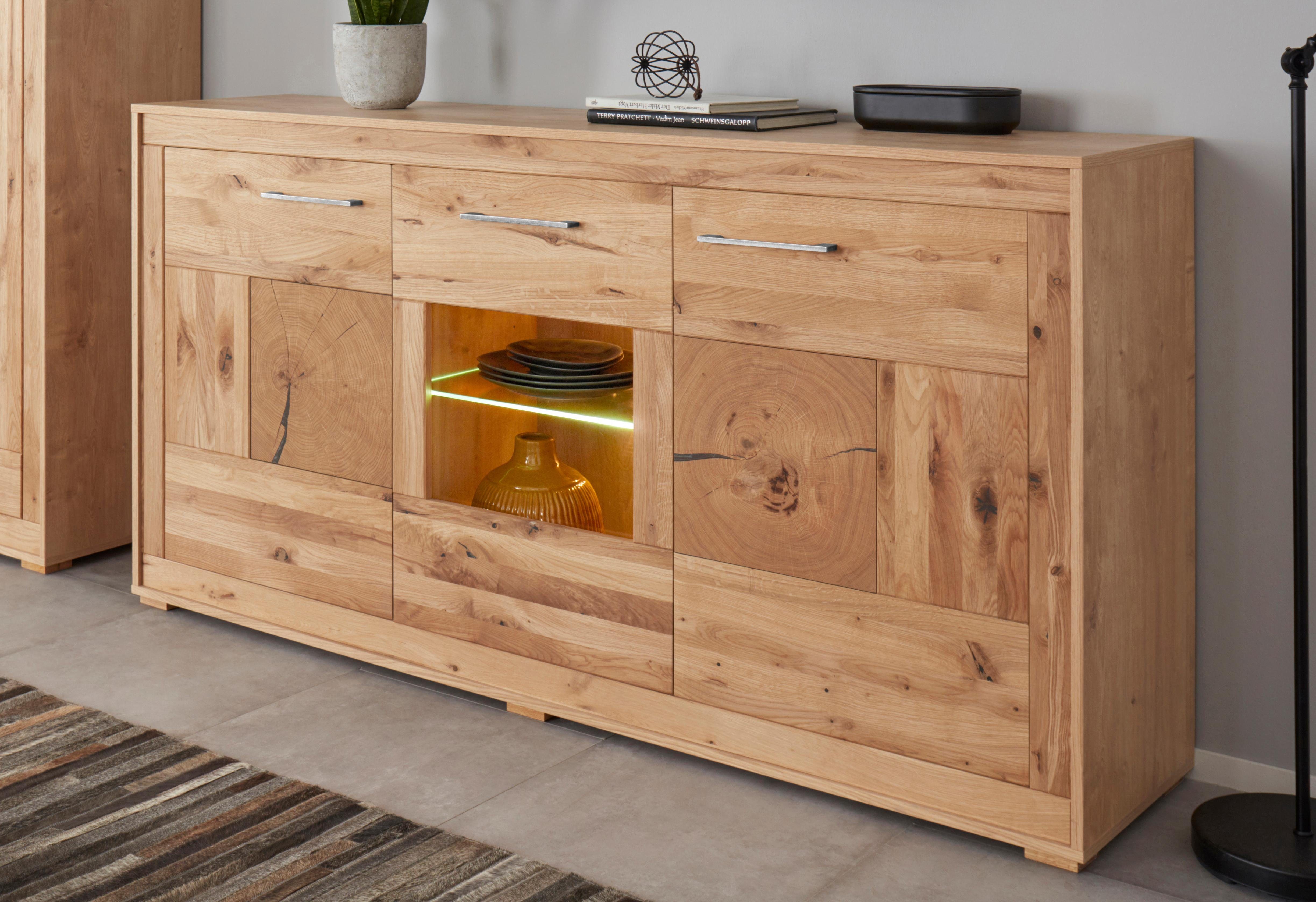 VOGL Möbelfabrik Dressoir Breedte 166 cm dressoirs bruin