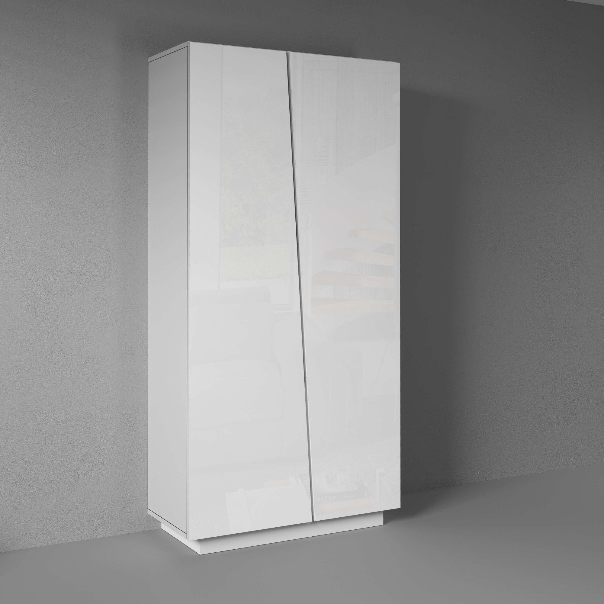 INOSIGN Archiefkast Vega, Multifunctionele kast, Bureaukast, met 2 deuren & verstelbare legplanken, hoogte 86 of 166 cm, made in italy