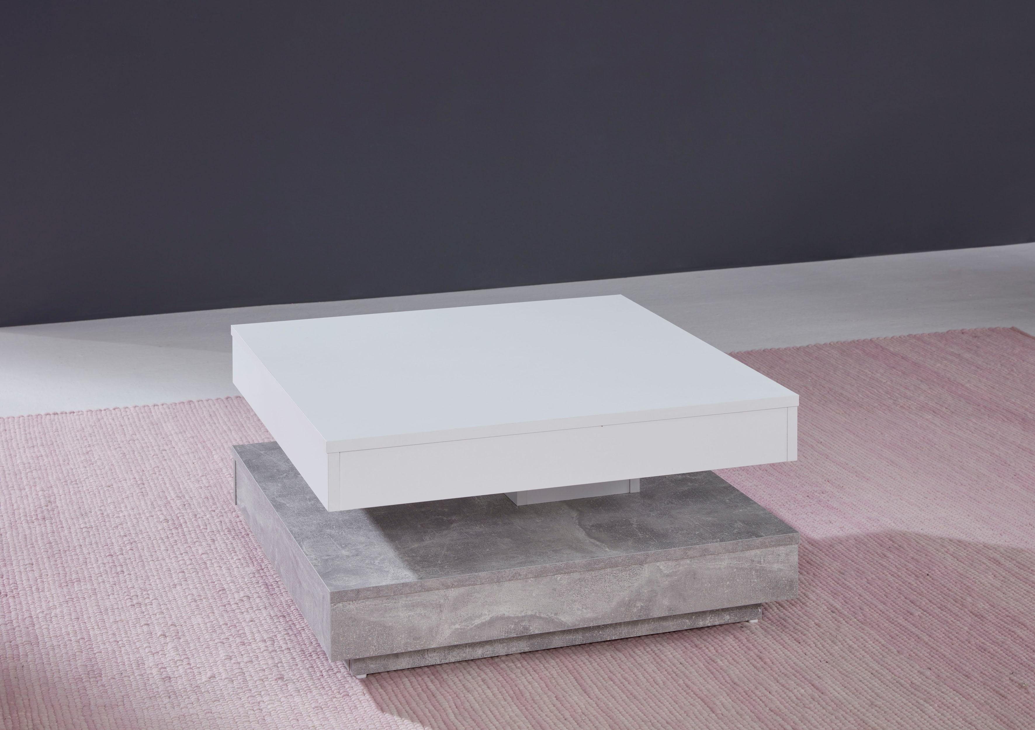 INOSIGN Salontafel Tanum met functie, draaibaar tafelblad