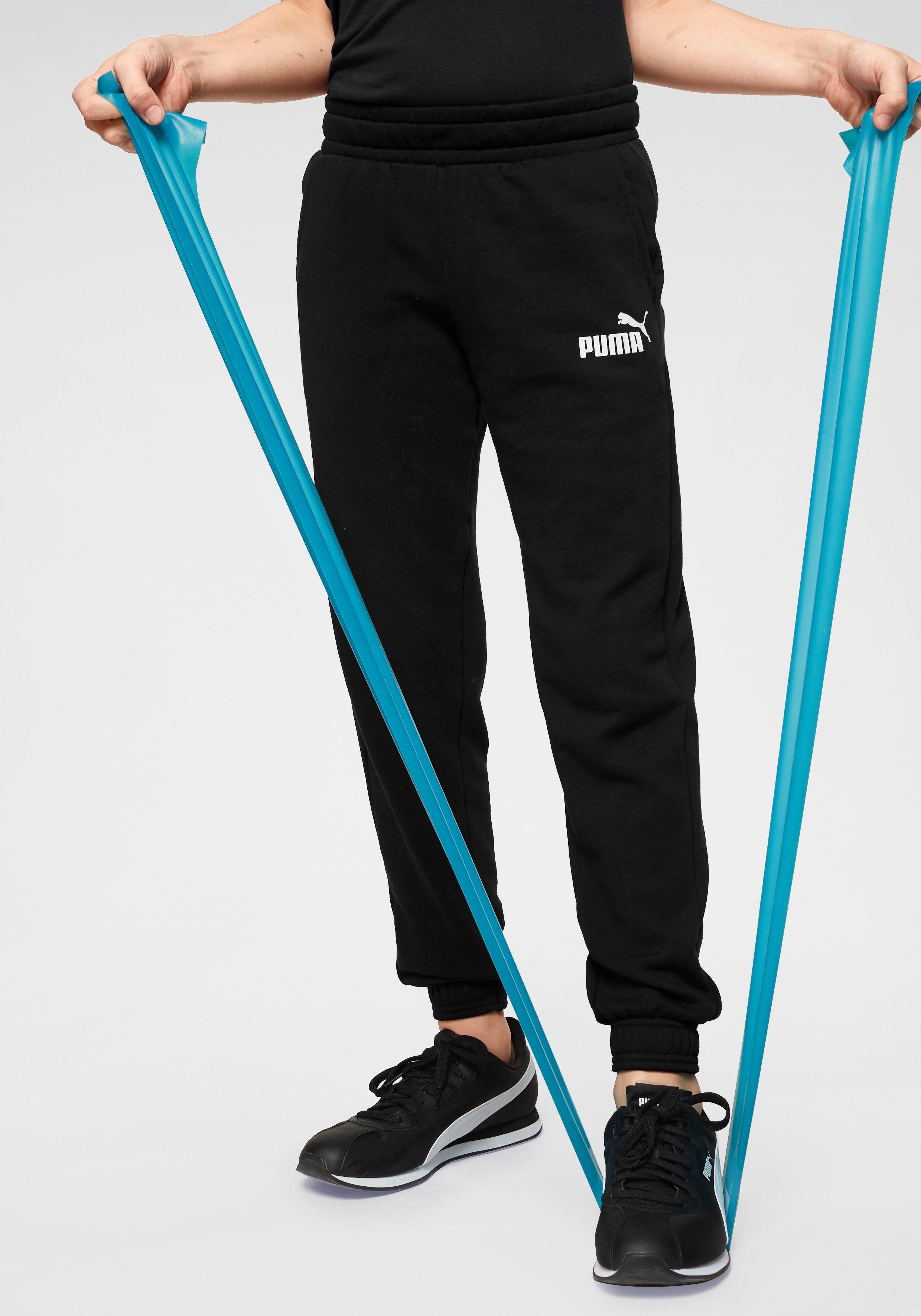 puma essential logo fleece pants