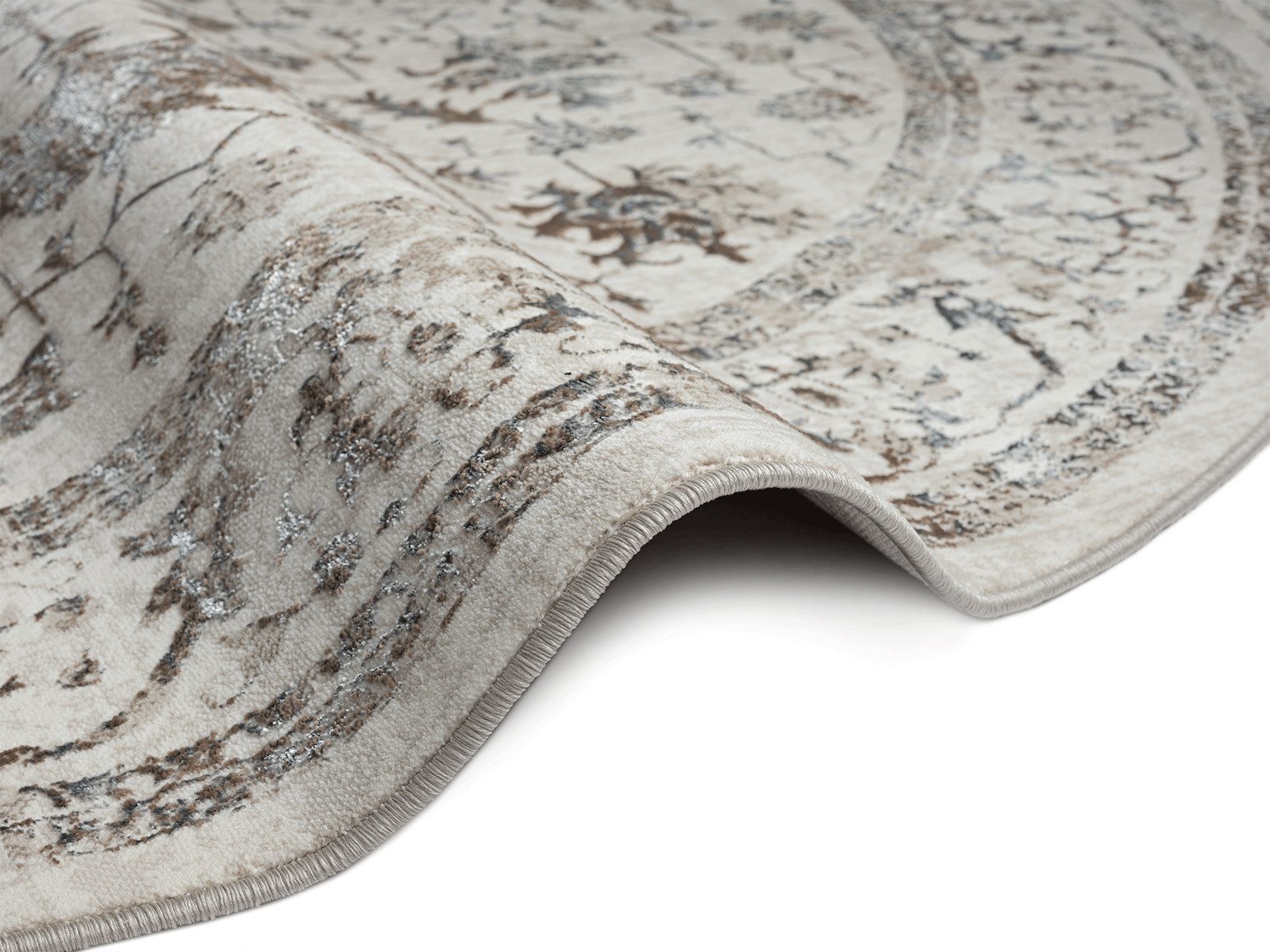 The carpet Vloerkleed Mila moderne woonkamer tapijt met elegant glanzende pool