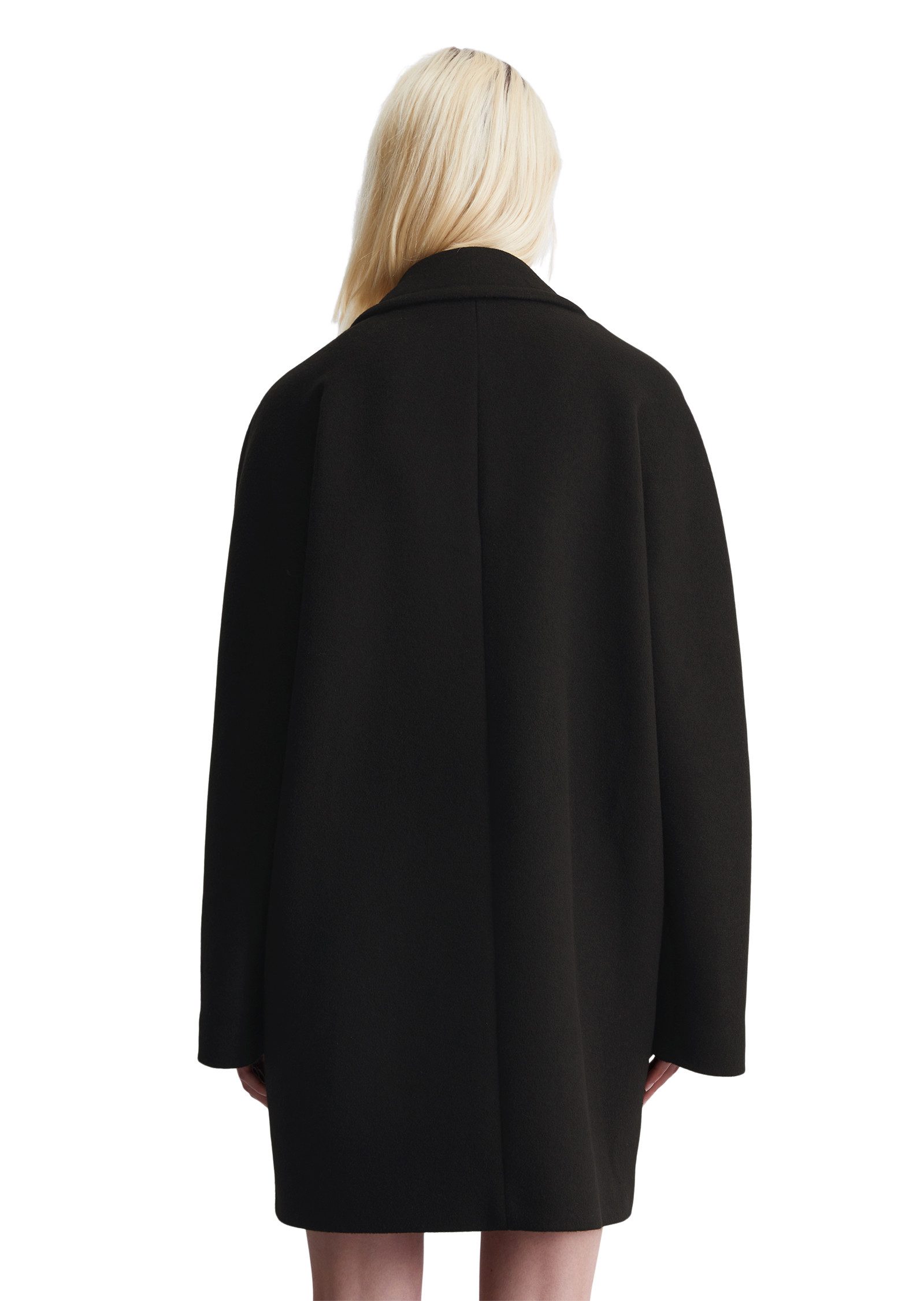 Marc O'Polo Caban Casual dubbelknopssluiting met afgeronde revers knopen in hoornlook