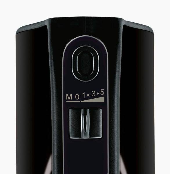 BOSCH Handmixer HomeProfessional MFQ4885DE, 2x Edelst. Mixstaaf, 1x knethaken, zwart