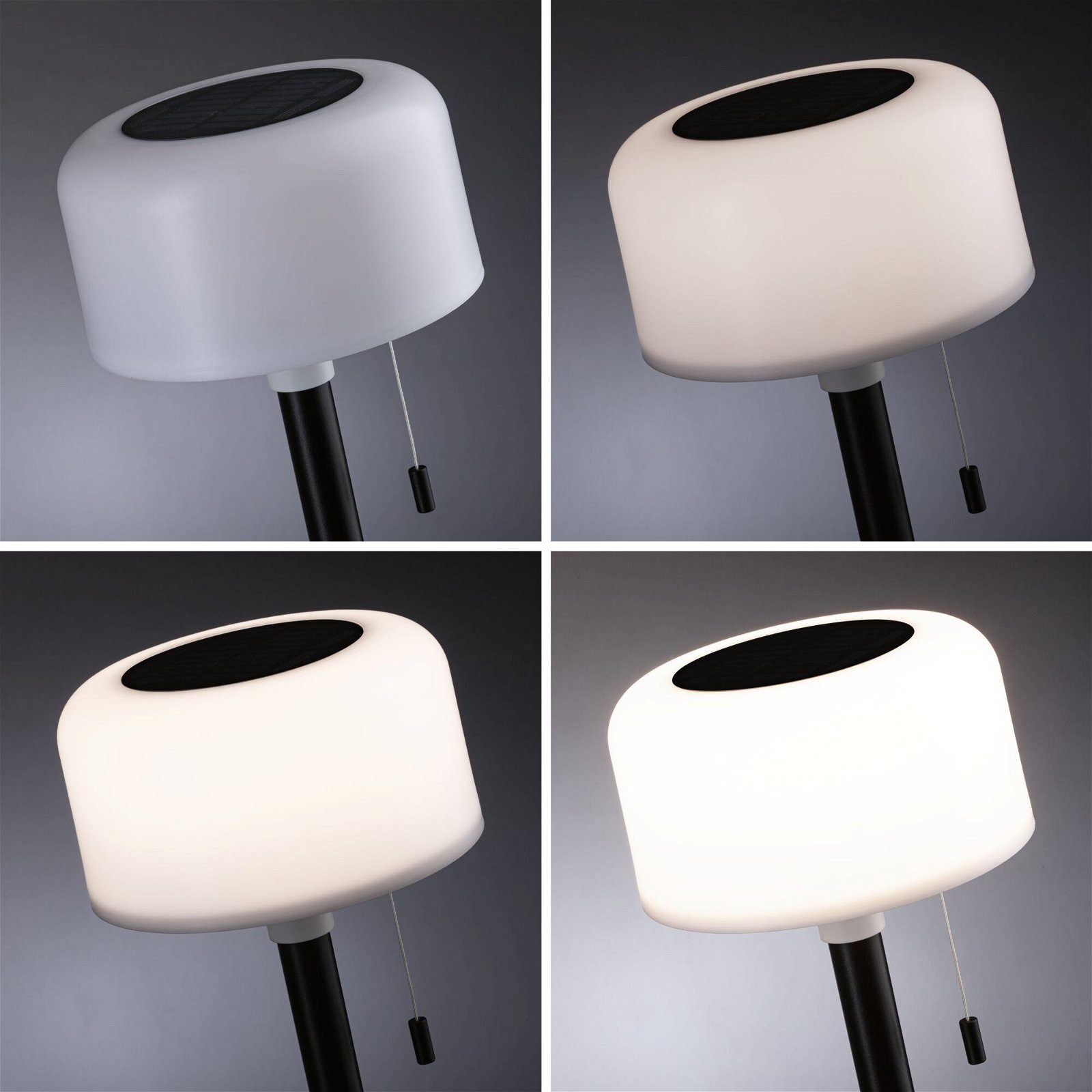 Paulmann Led-tafellamp voor buiten Mobiele Solar Bartja IP44 2700K USB-C Accu (1 stuk)