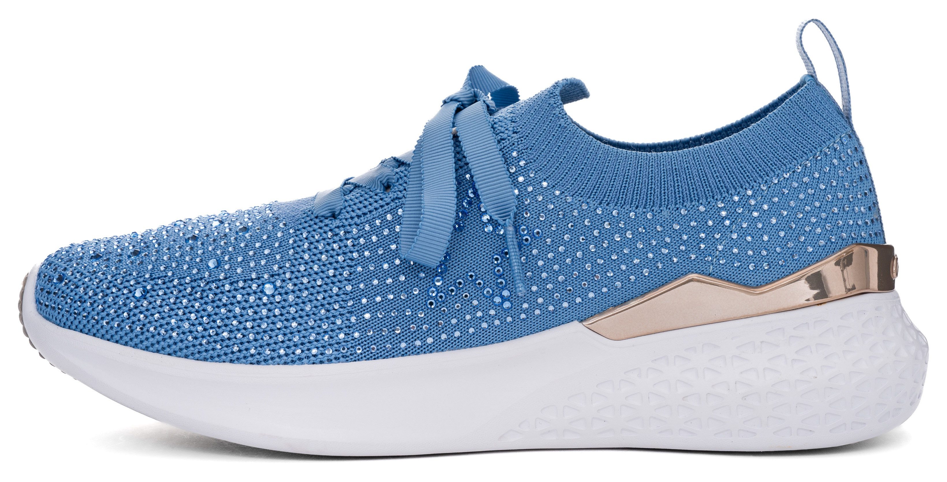 Ara Slip-on sneakers Maya , veterschoen, slipper in brei-look, h-breedte