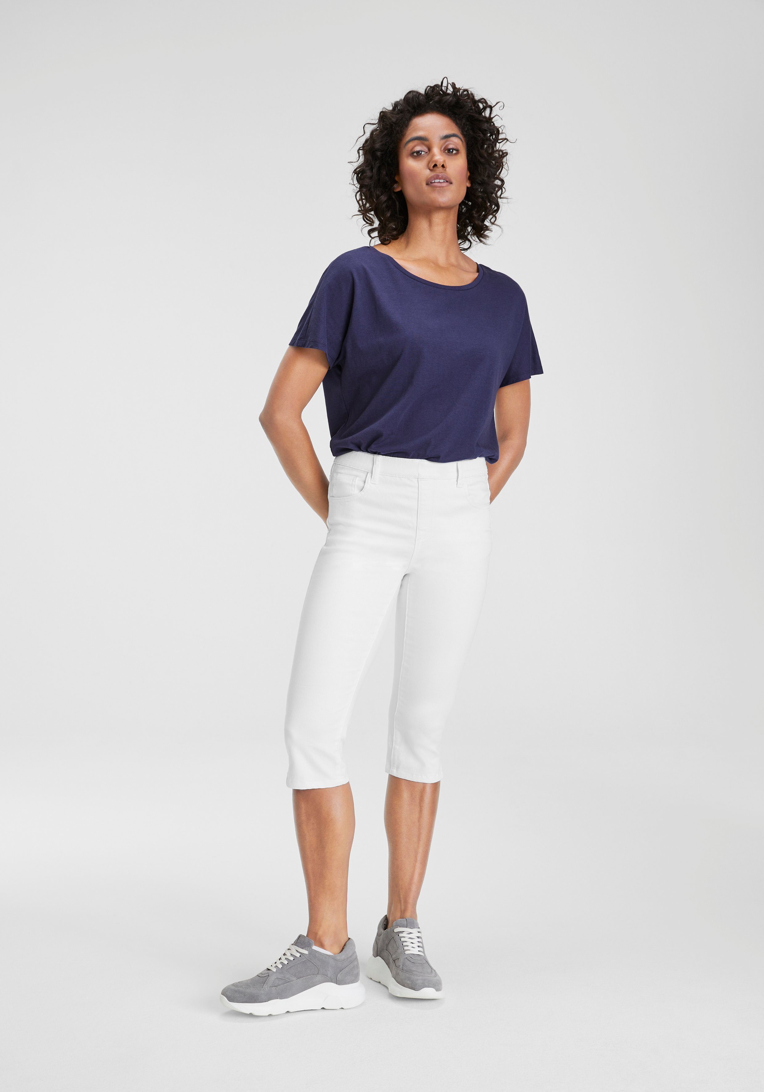Arizona Capri jeans Ultra Stretch extra-strak gesneden pasvorm, hoge taille, in capri-lengte