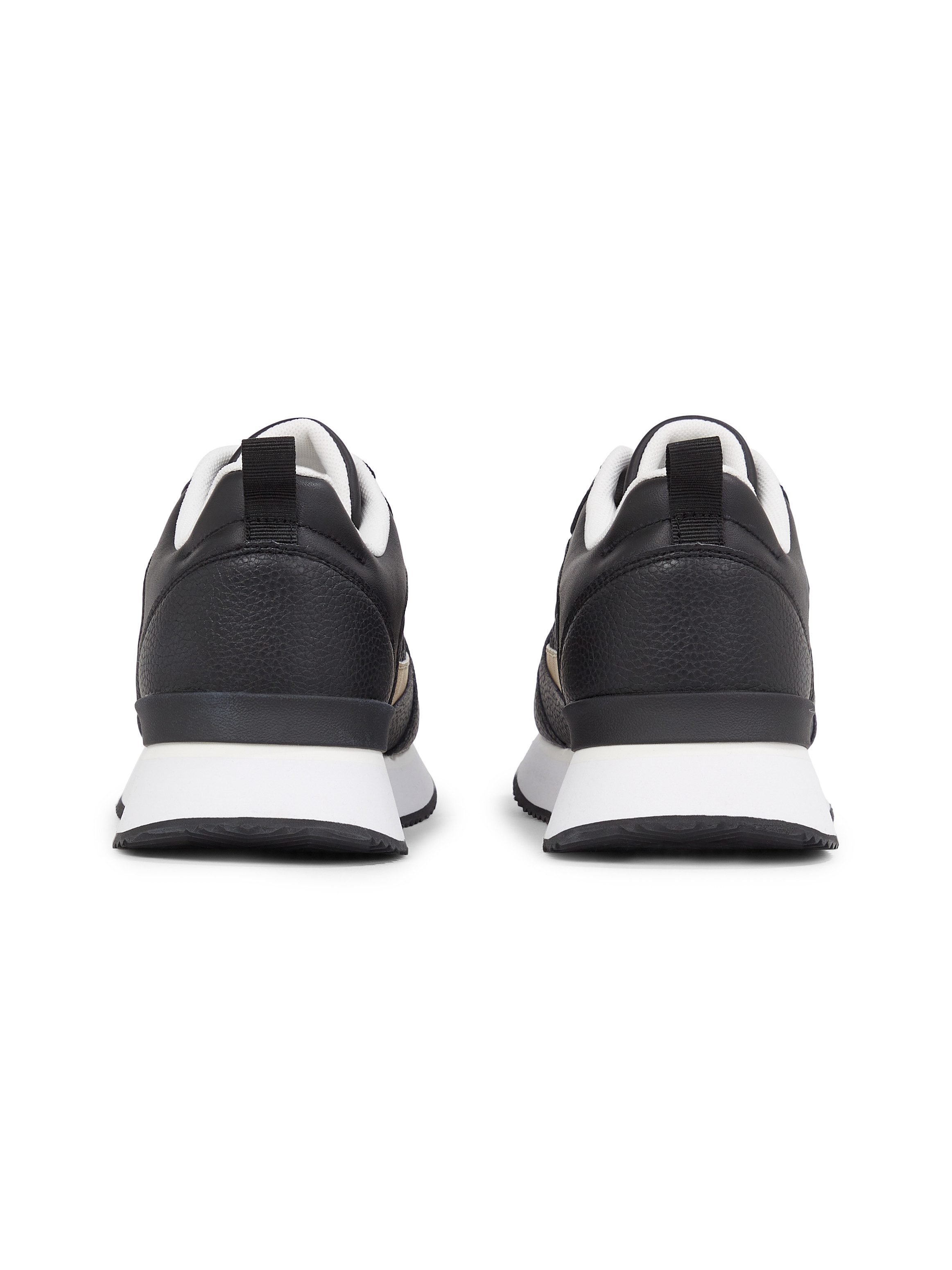 Tommy Hilfiger Plateausneakers MONOGRAM RUNNER , vrijetijdsschoen, lage schoen, veterschoen met th-monogram