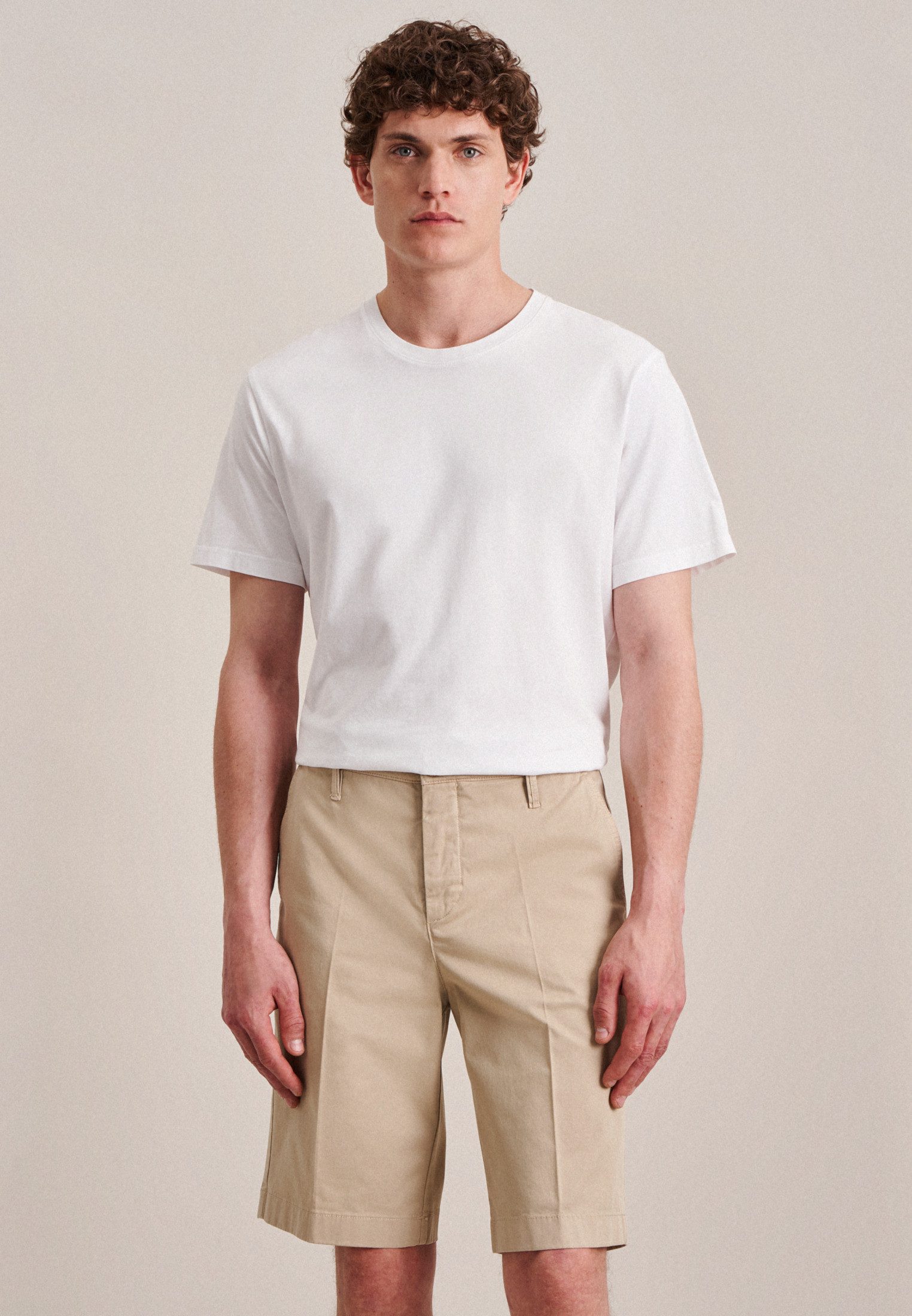 Seidensticker Chino-short Zwarte roos