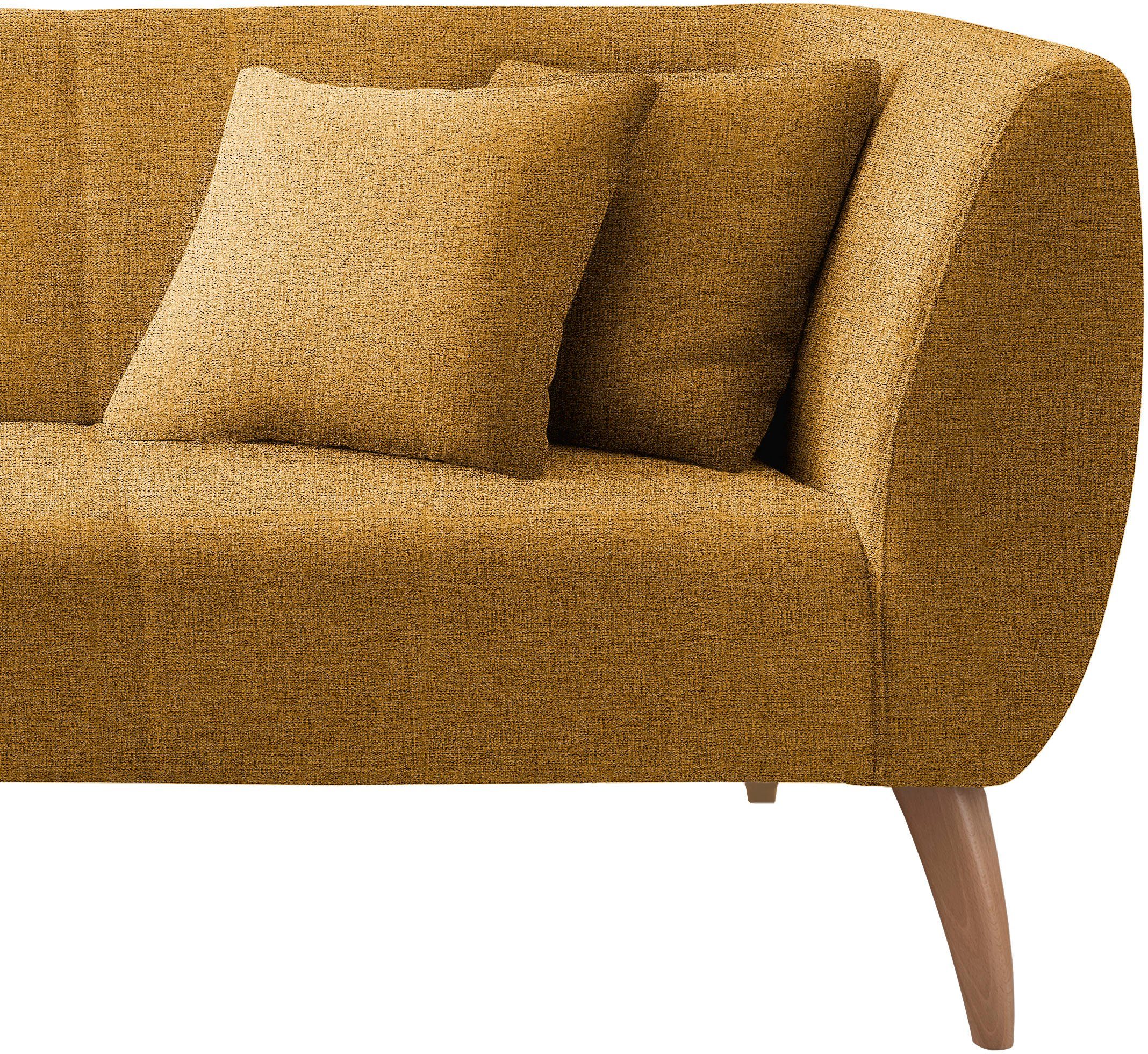 INOSIGN Hoekbank Colori gestoffeerde meubelen met tijdloos elegante rugleuning. L-vorm