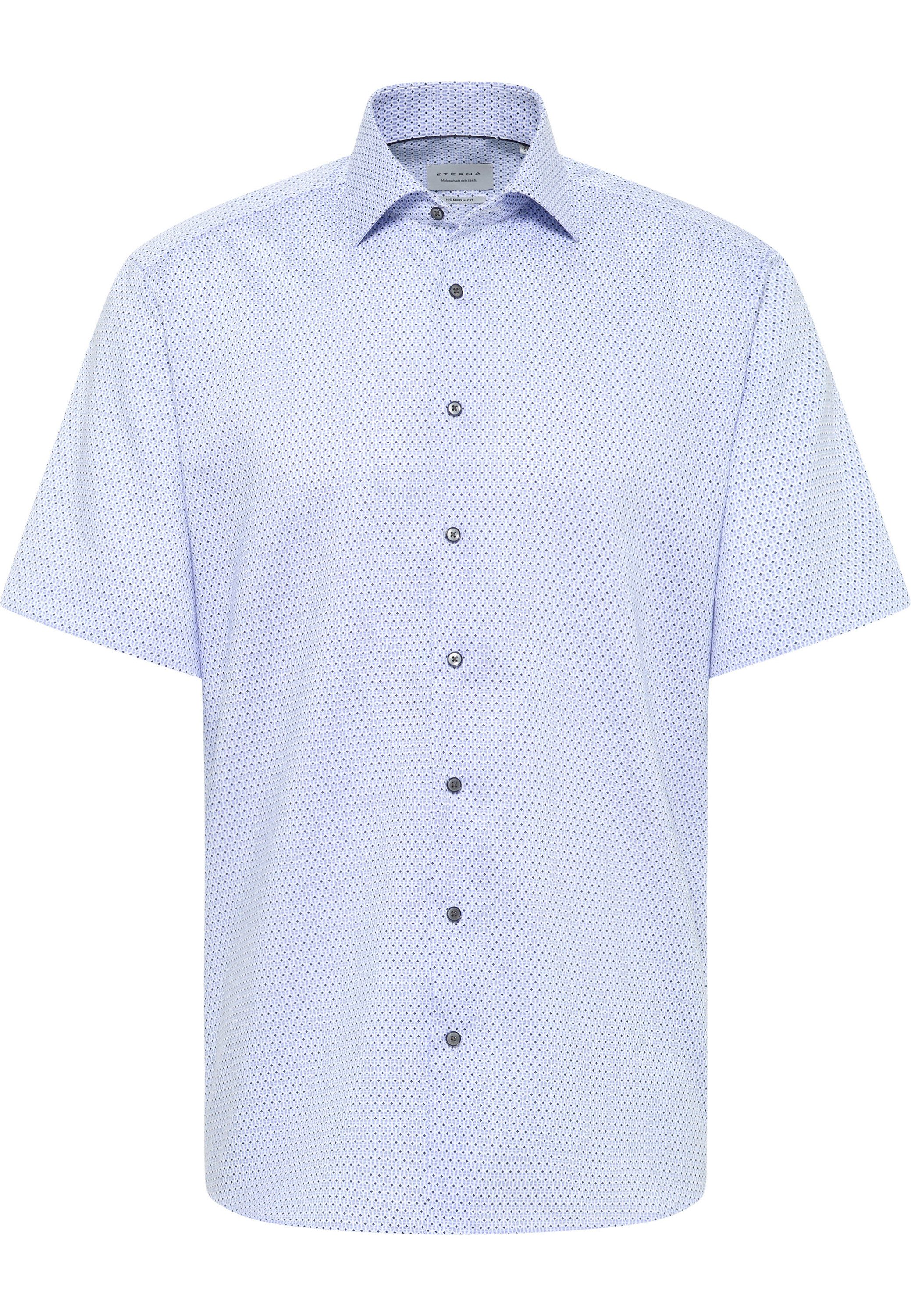 Eterna Overhemd met korte mouwen MODERN FIT NON IRON (strijkvrij)