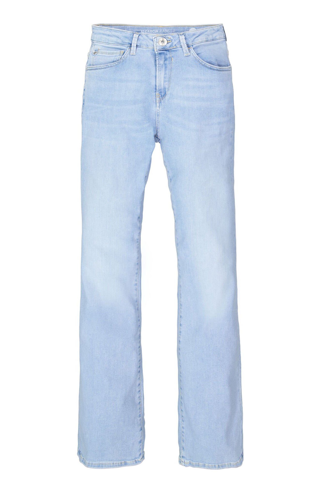 Garcia Slim fit jeans Celia Flare dames slim fit jeans maat 34 blauw