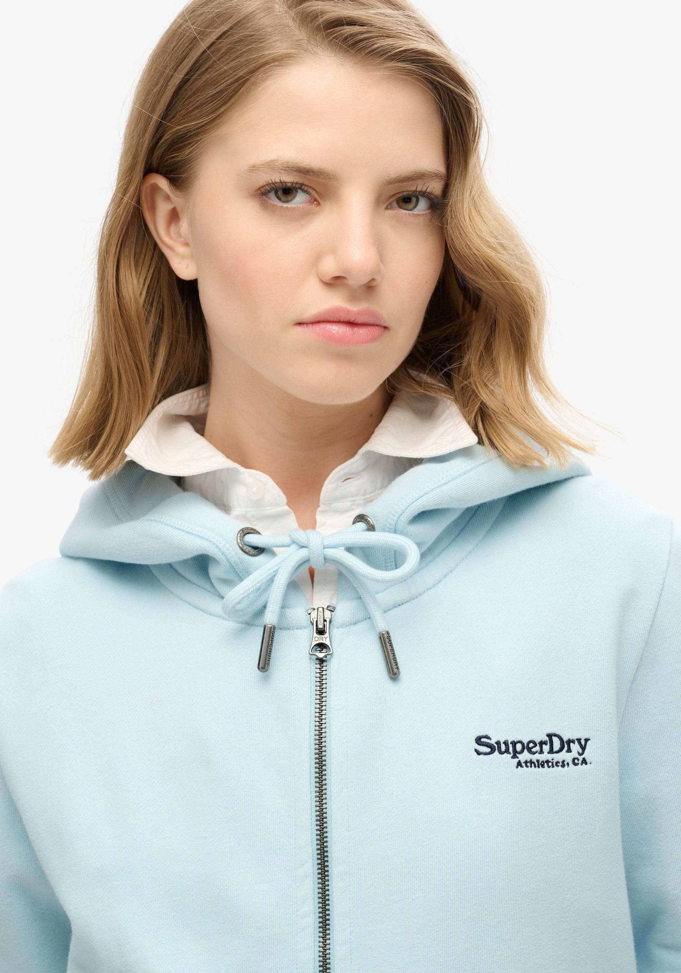 Superdry Capuchonsweatvest ESSENTIAL LOGO ZIP HOODIE HB