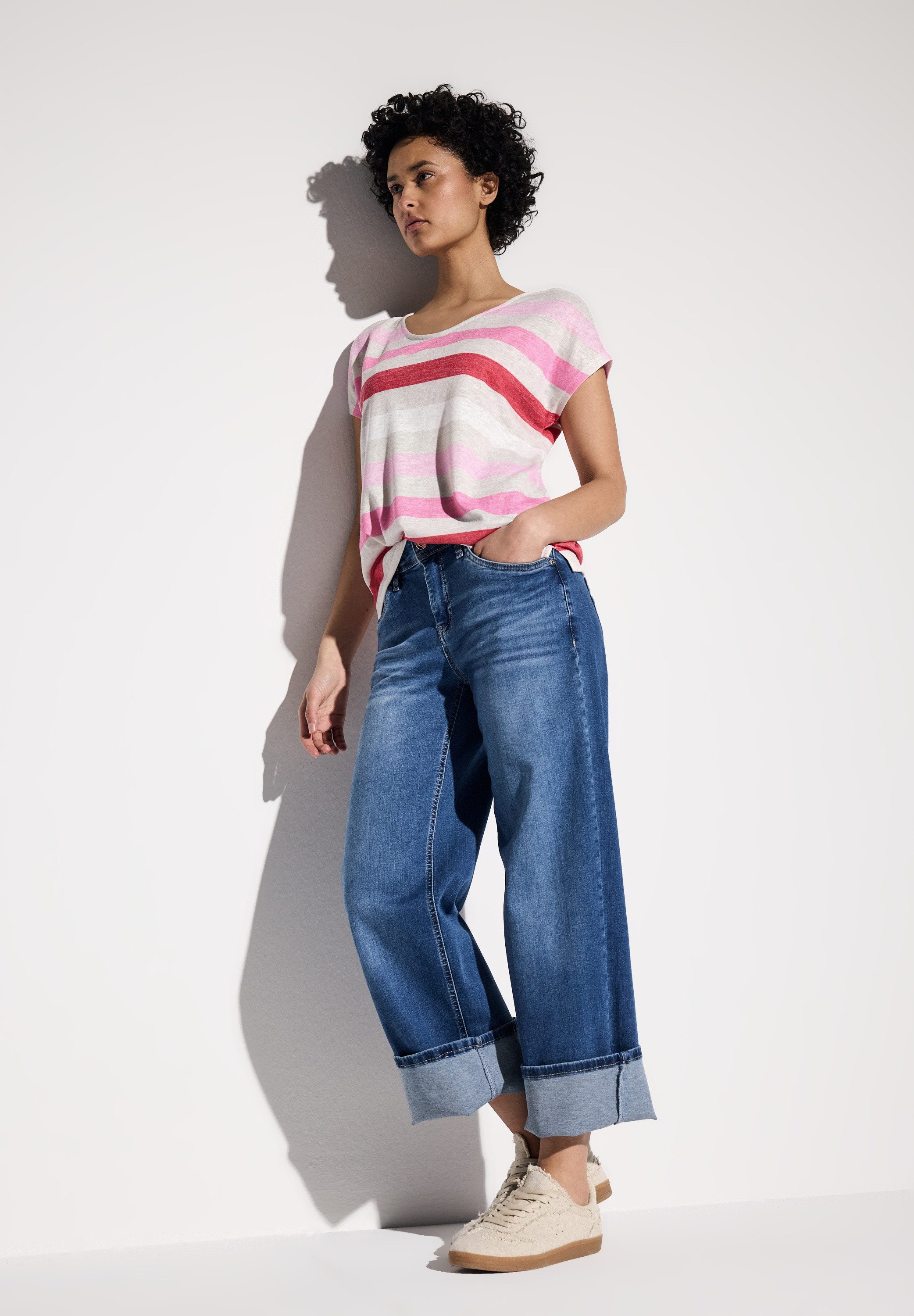 STREET ONE Shirttop met gestreept patroon