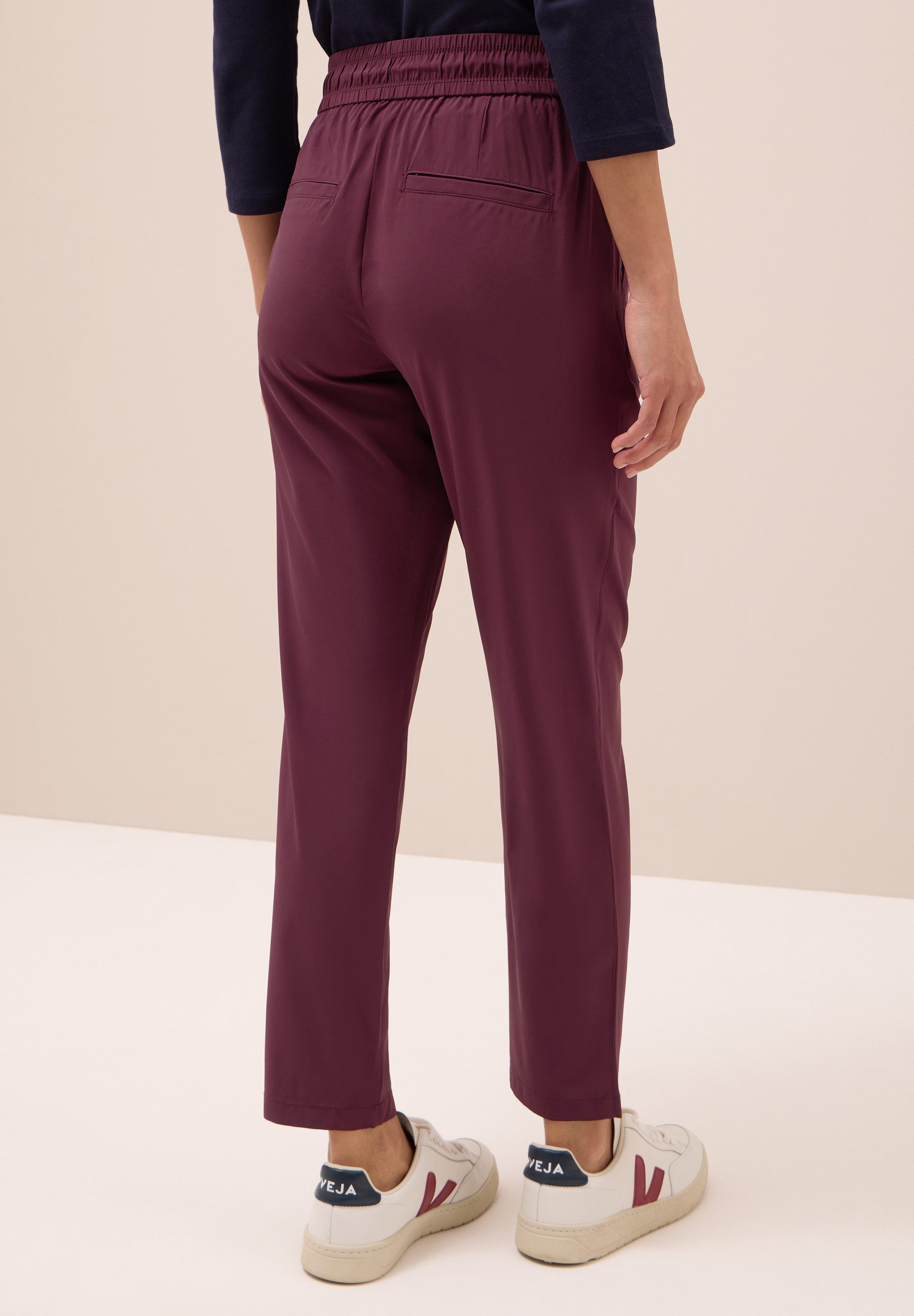 Cecil Stoffen broek Style Tracey Light met elastische band en rijgkoord