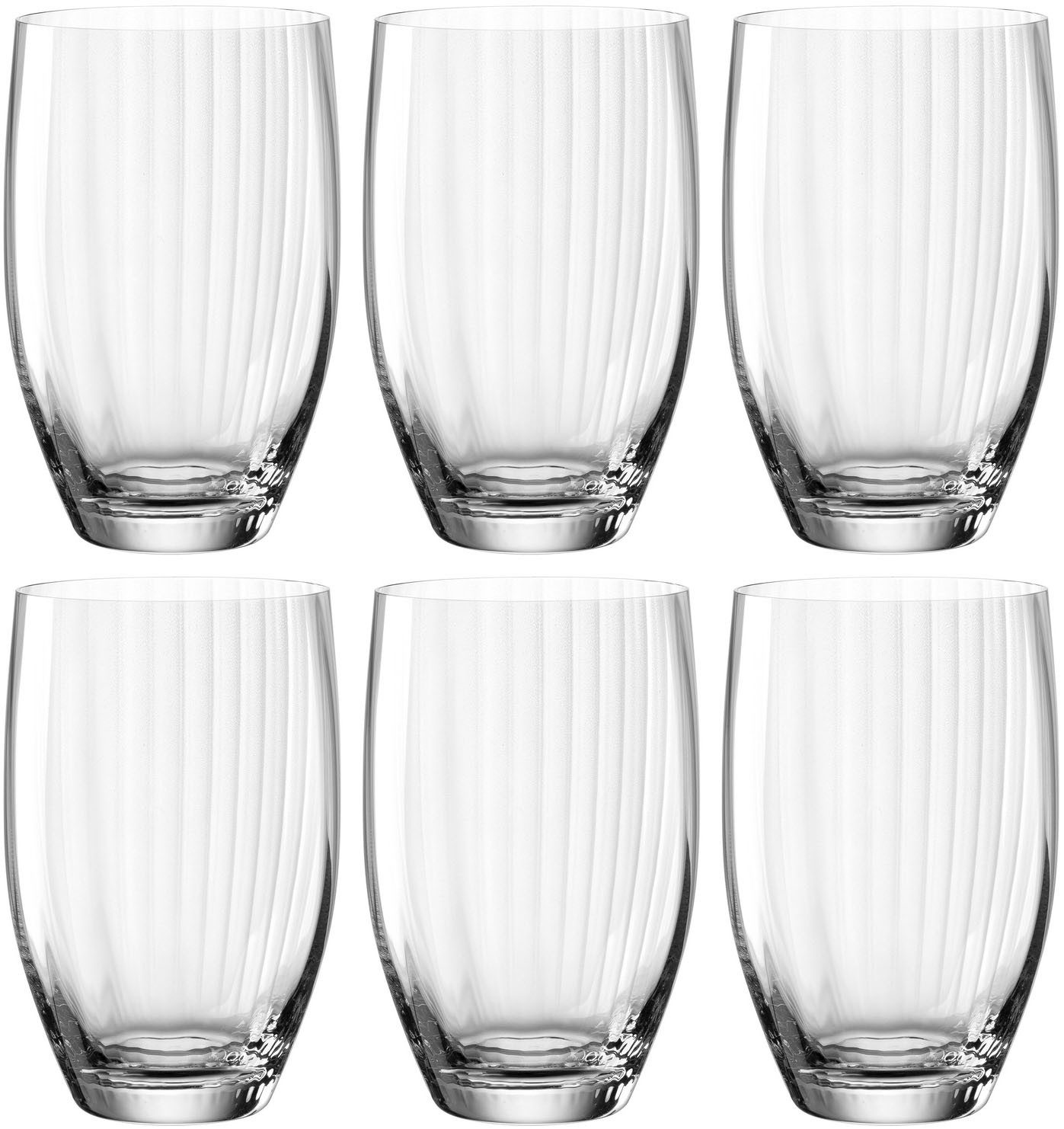 LEONARDO Longdrinkglas Poesia 460 ml(set, 6-delig) glazen wit