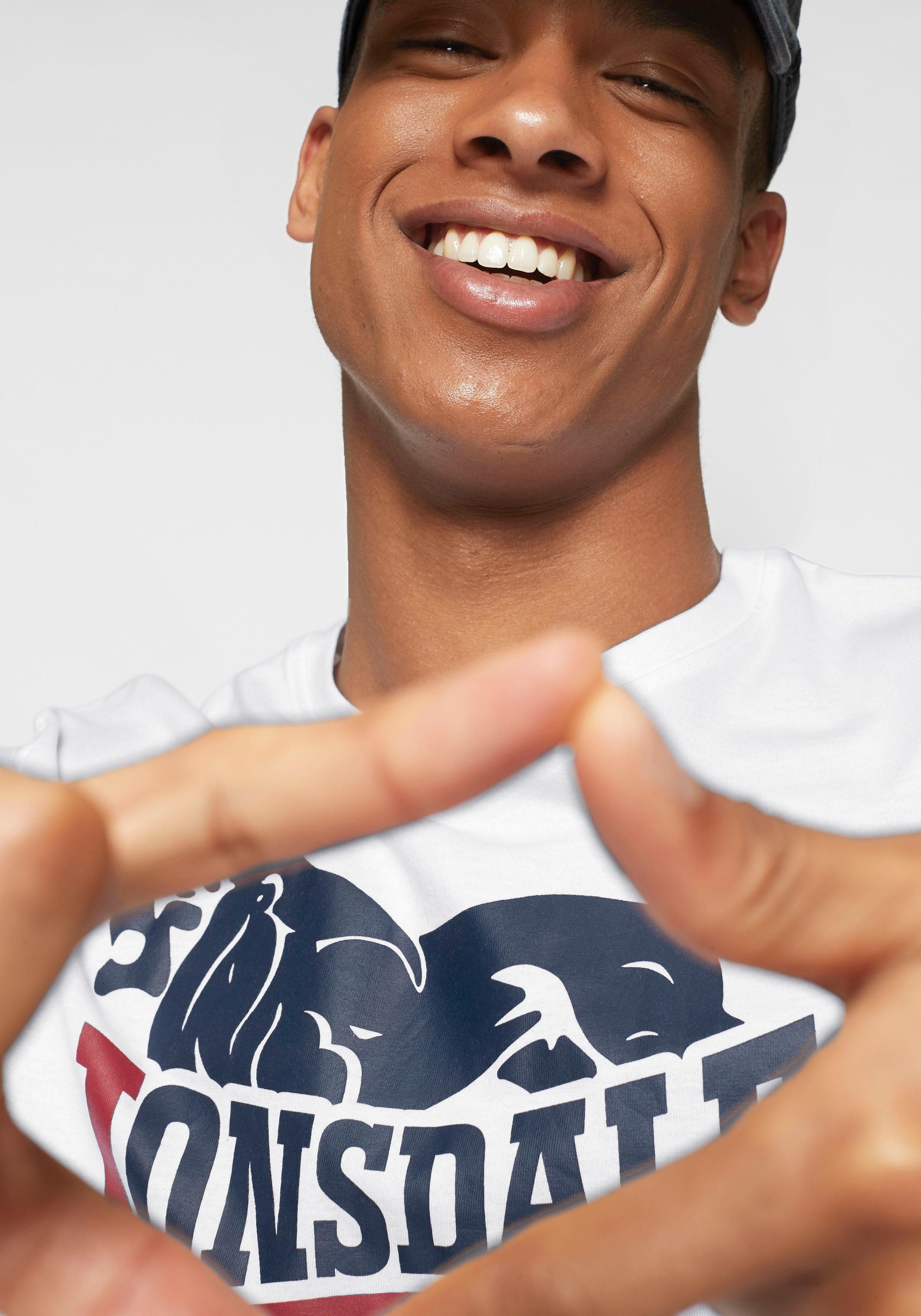 Lonsdale T-shirt LOSCOE Set van 2 (2-delig, Set van 2)