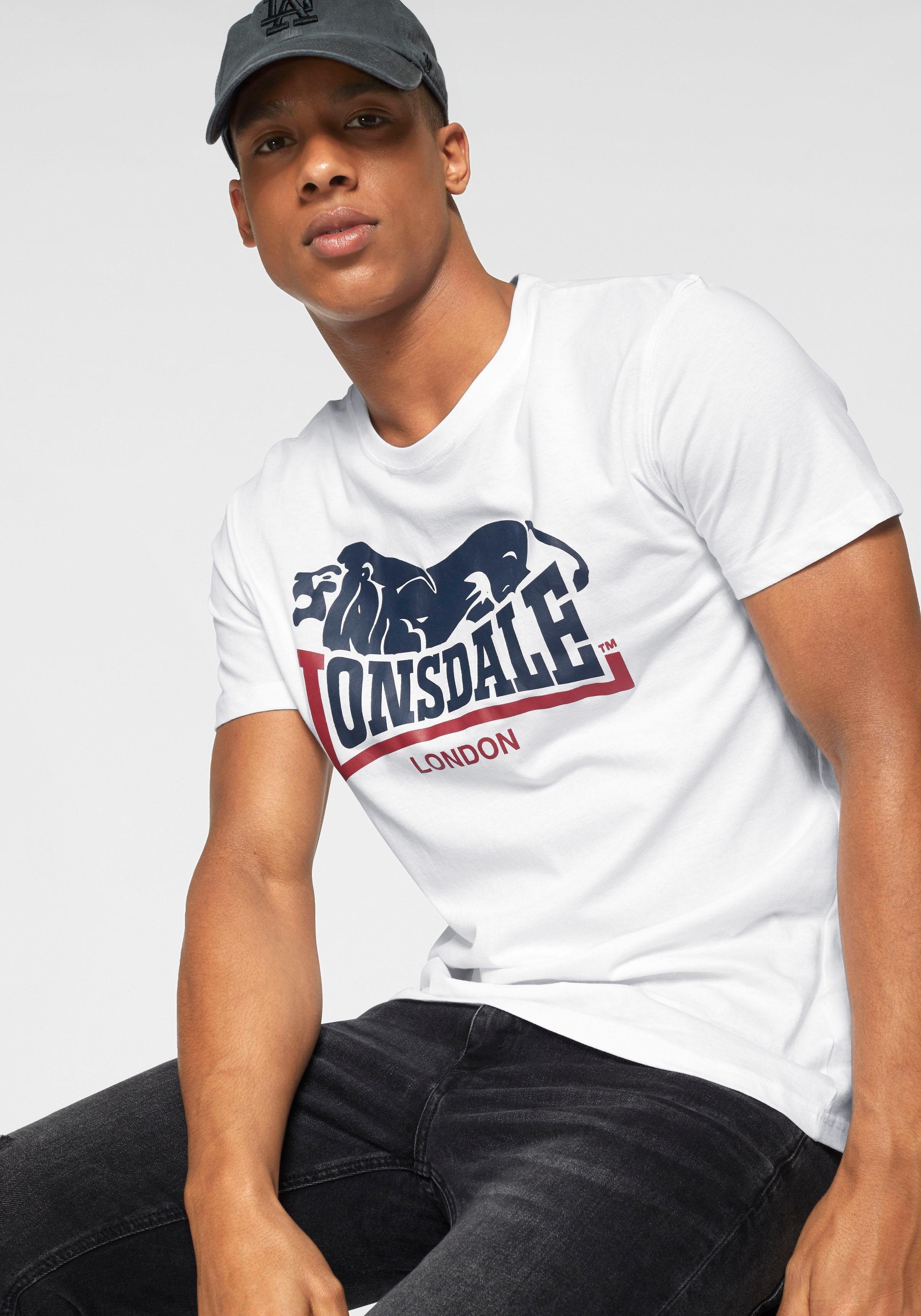 Lonsdale T-shirt LOSCOE Set van 2 (2-delig, Set van 2)