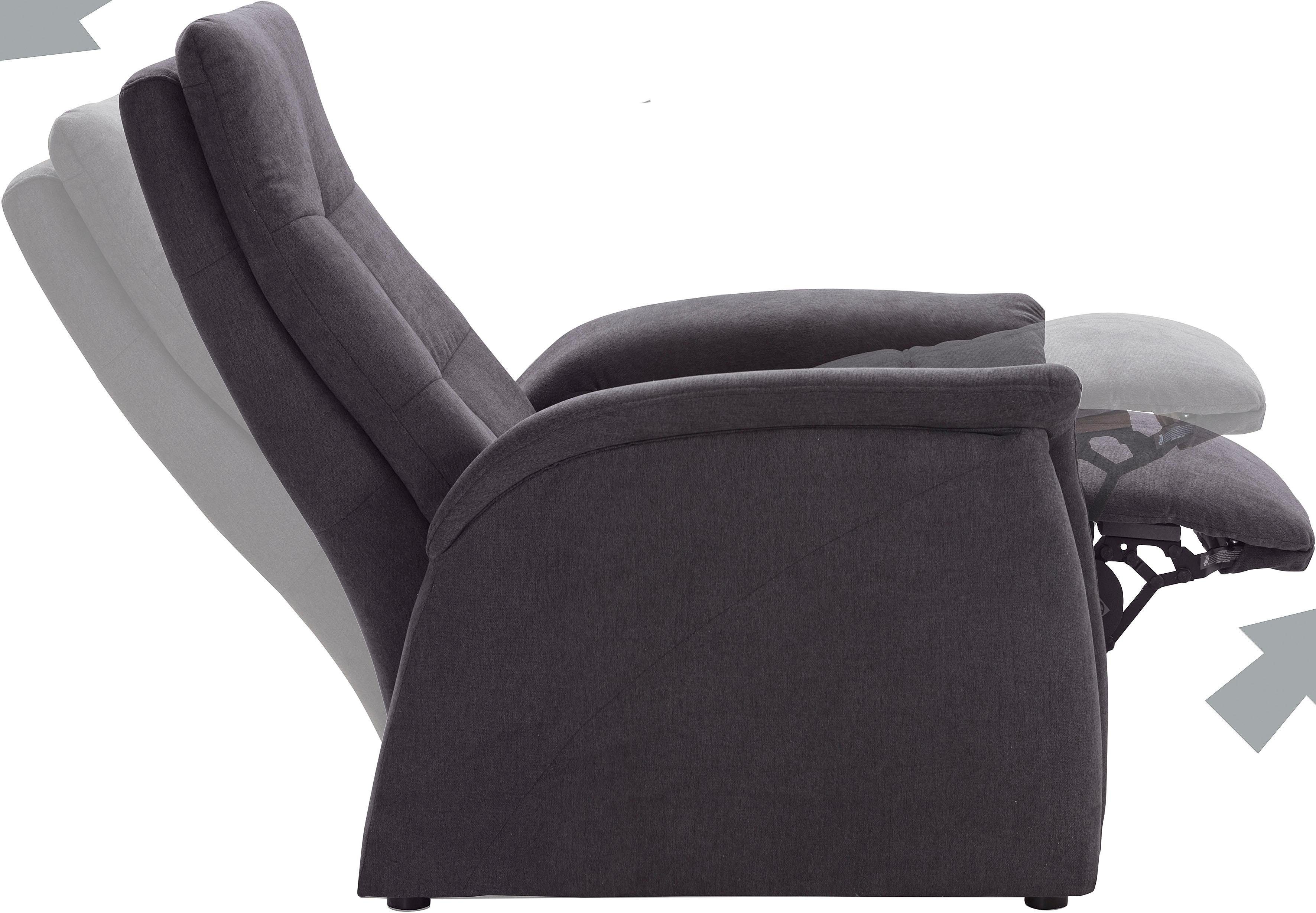 exxpo - sofa fashion Fauteuil Tivoli, hoge rugleuningstoel, relaxstoel, bioscoopstoel, comfortabel (set)