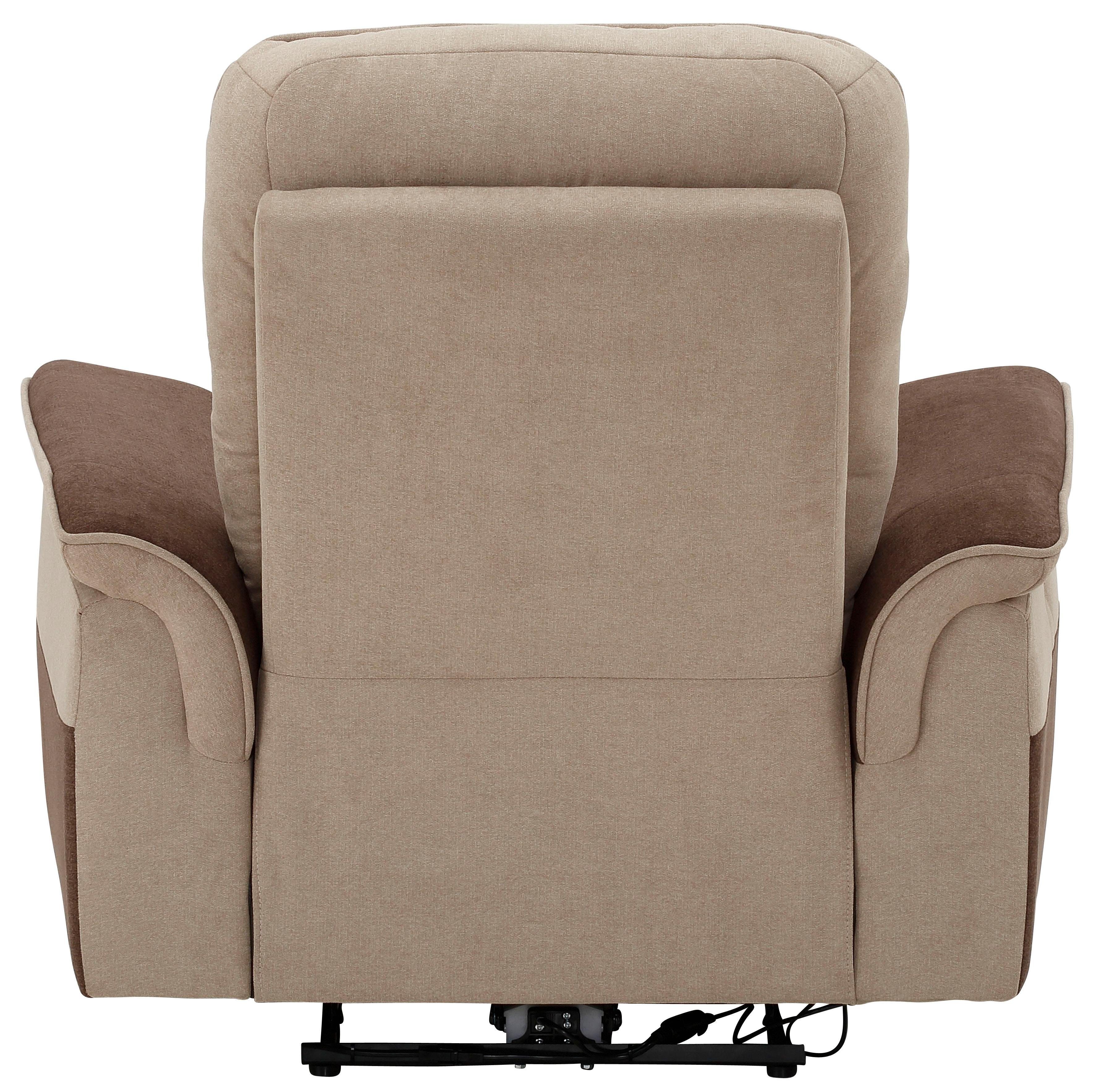 Home affaire Relaxfauteuil Maldini, TV-stoel met elektrische relaxfunctie en usb-stekkeraansluiting, breedte 109 cm