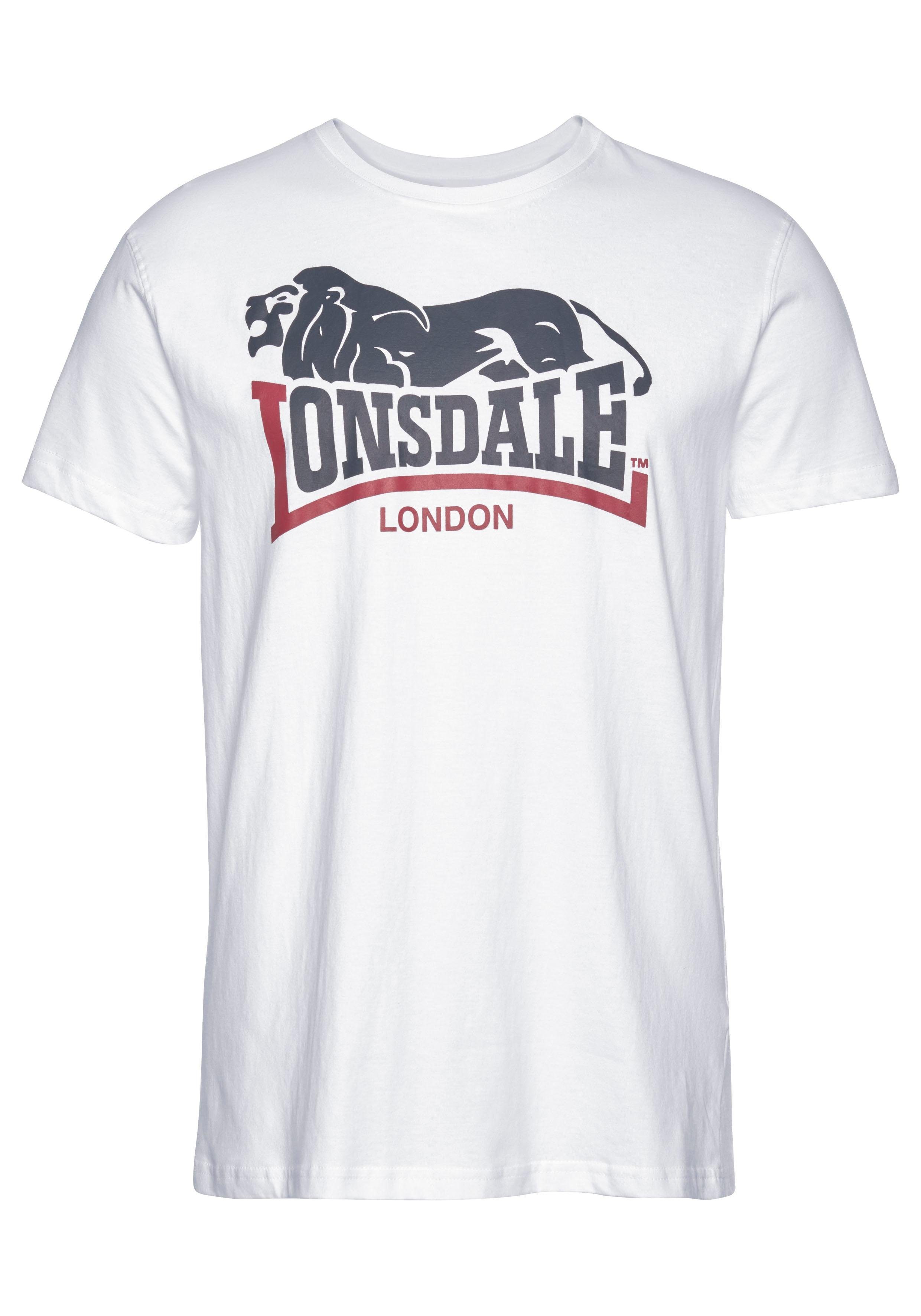 Lonsdale T-shirt LOSCOE Set van 2 (2-delig, Set van 2)