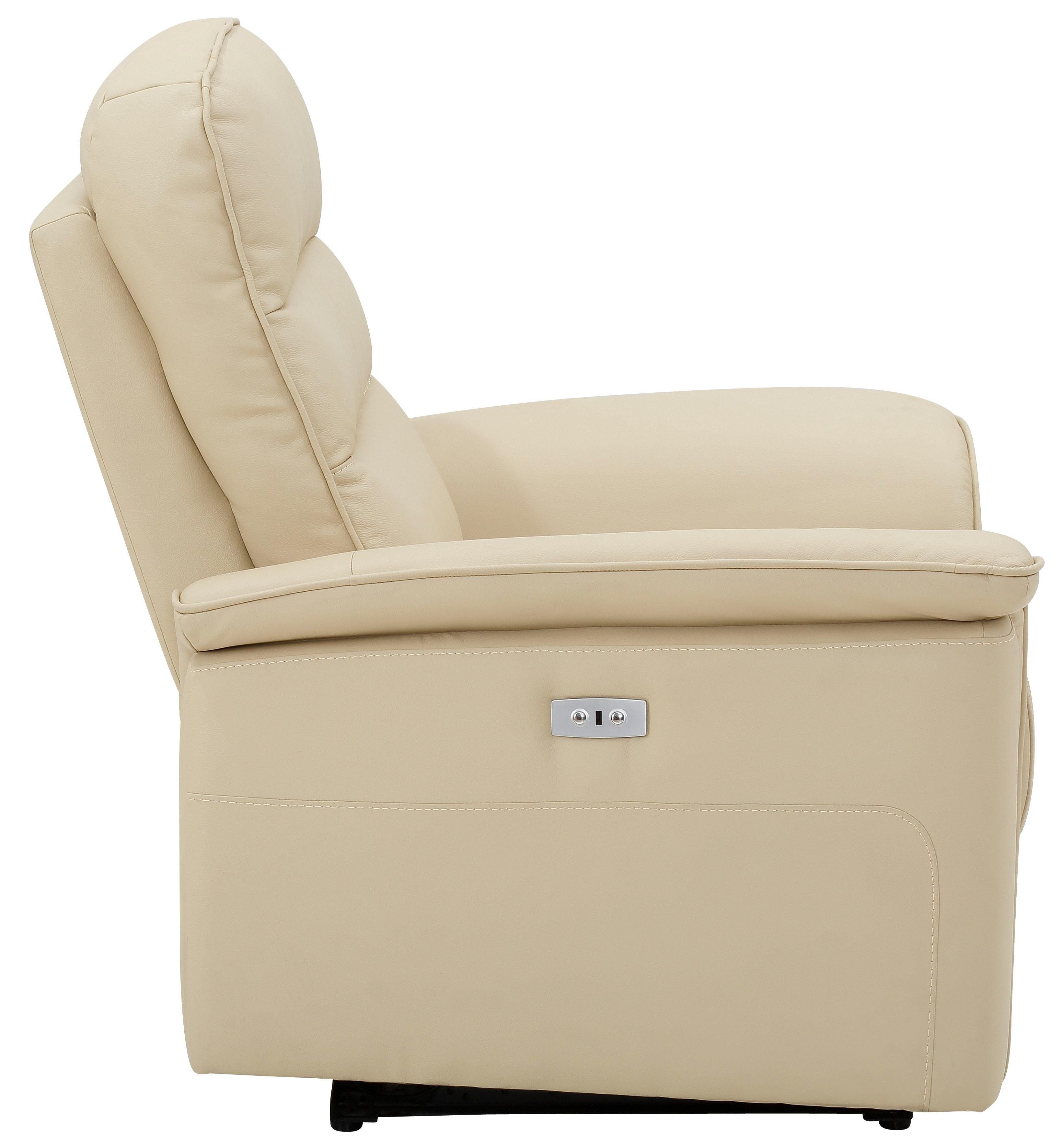 Home affaire Relaxfauteuil Maldini, TV-stoel met elektrische relaxfunctie en usb-stekkeraansluiting, breedte 109 cm