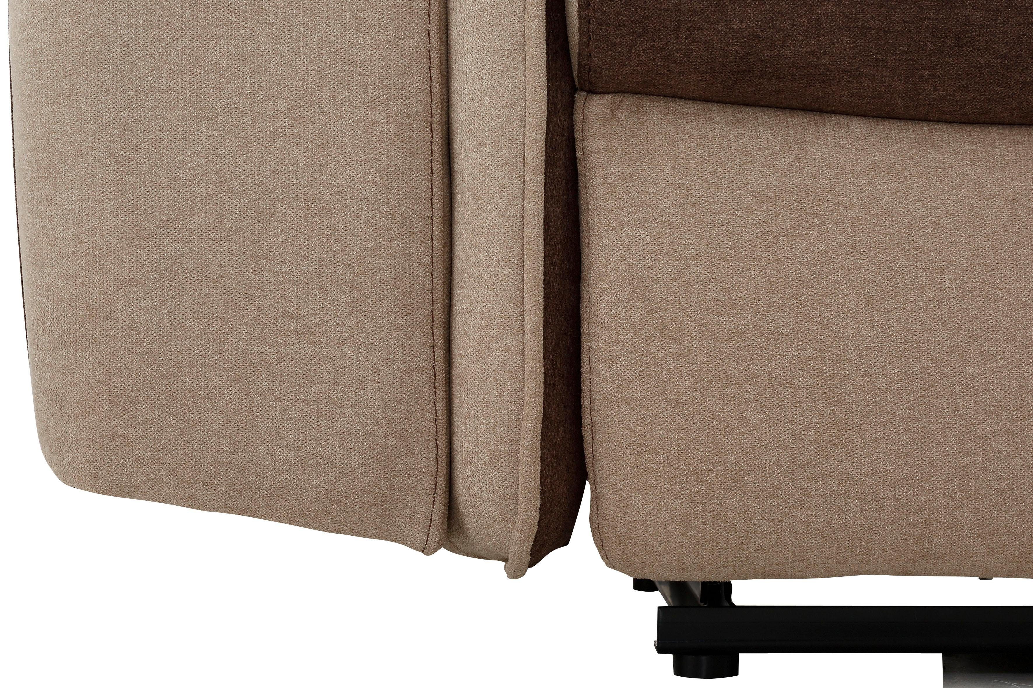 Home affaire Relaxfauteuil Maldini, TV-stoel met elektrische relaxfunctie en usb-stekkeraansluiting, breedte 109 cm
