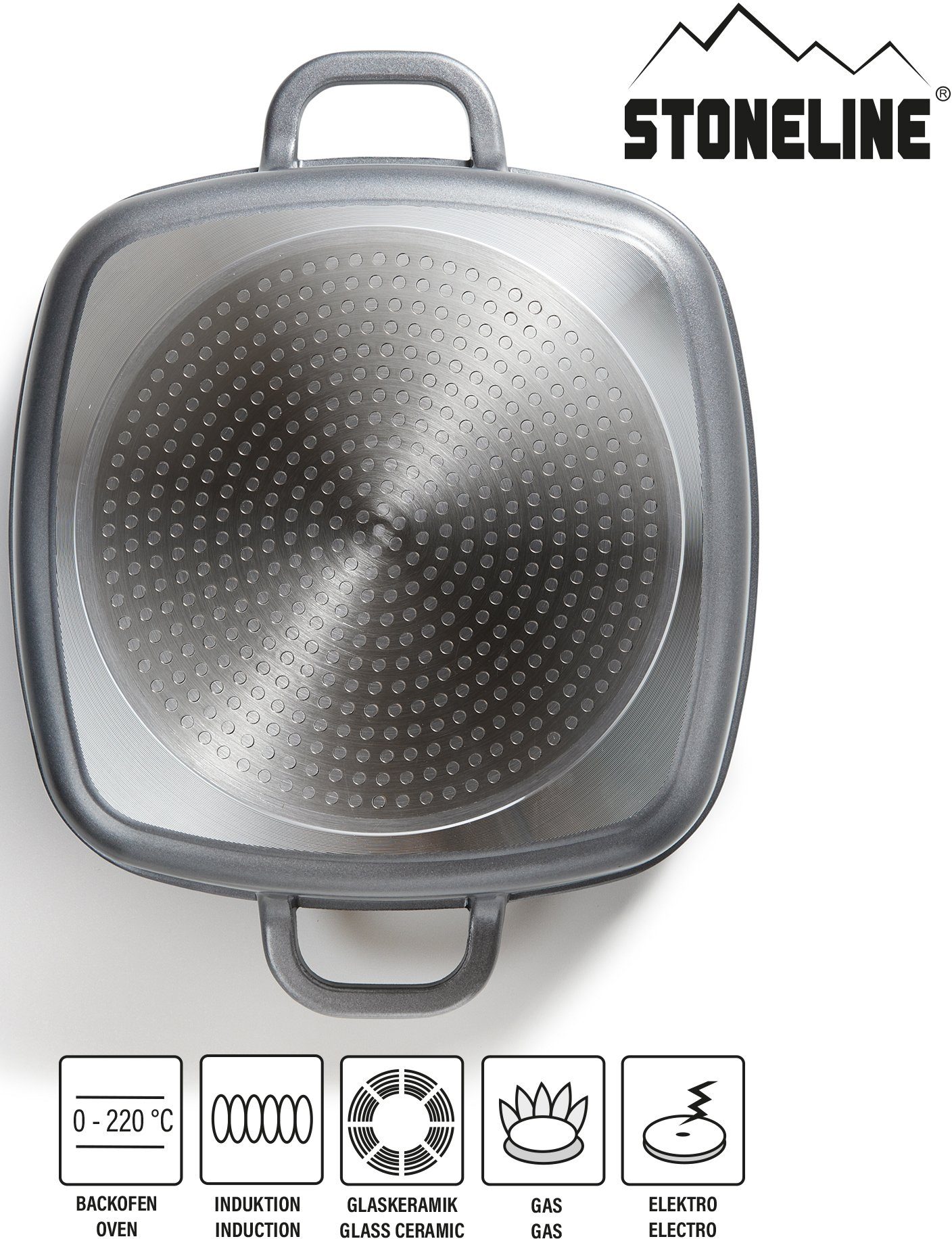 STONELINE Serveerpan Inductie (1-delig)