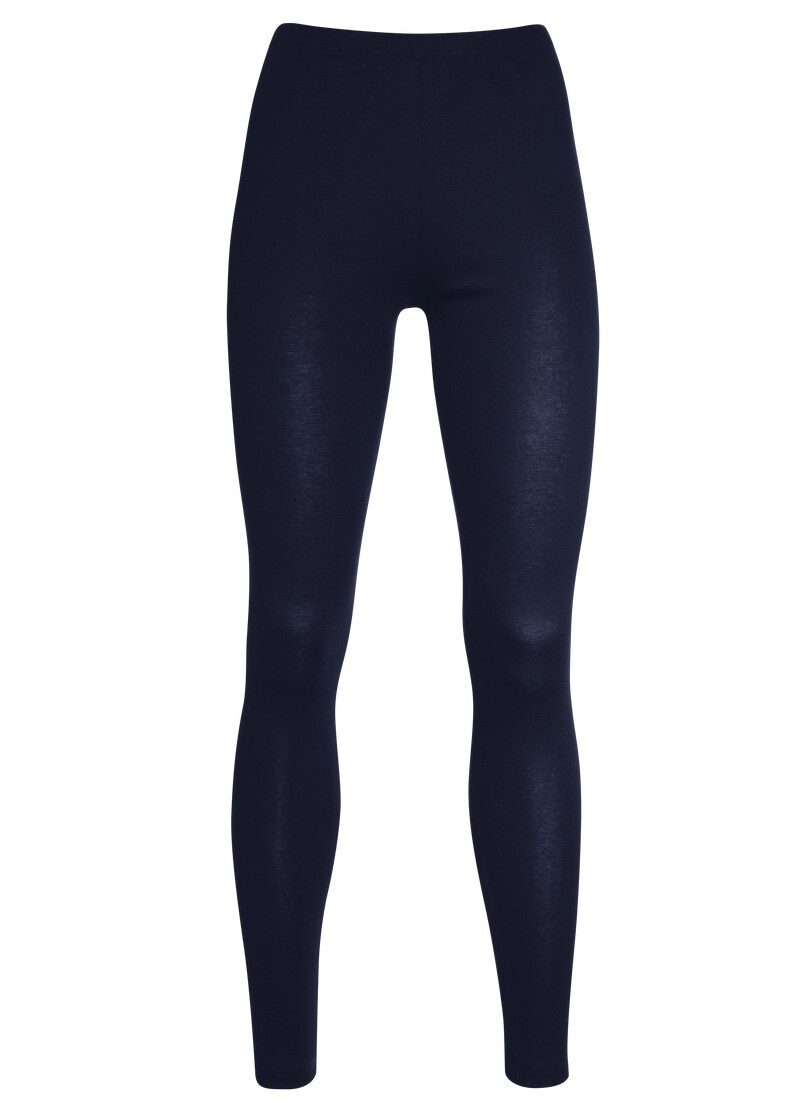 Trigema Legging TRIGEMA Leggings van katoen/elastaan (1-delig) jongens sweatbroeken maat 152 blauw