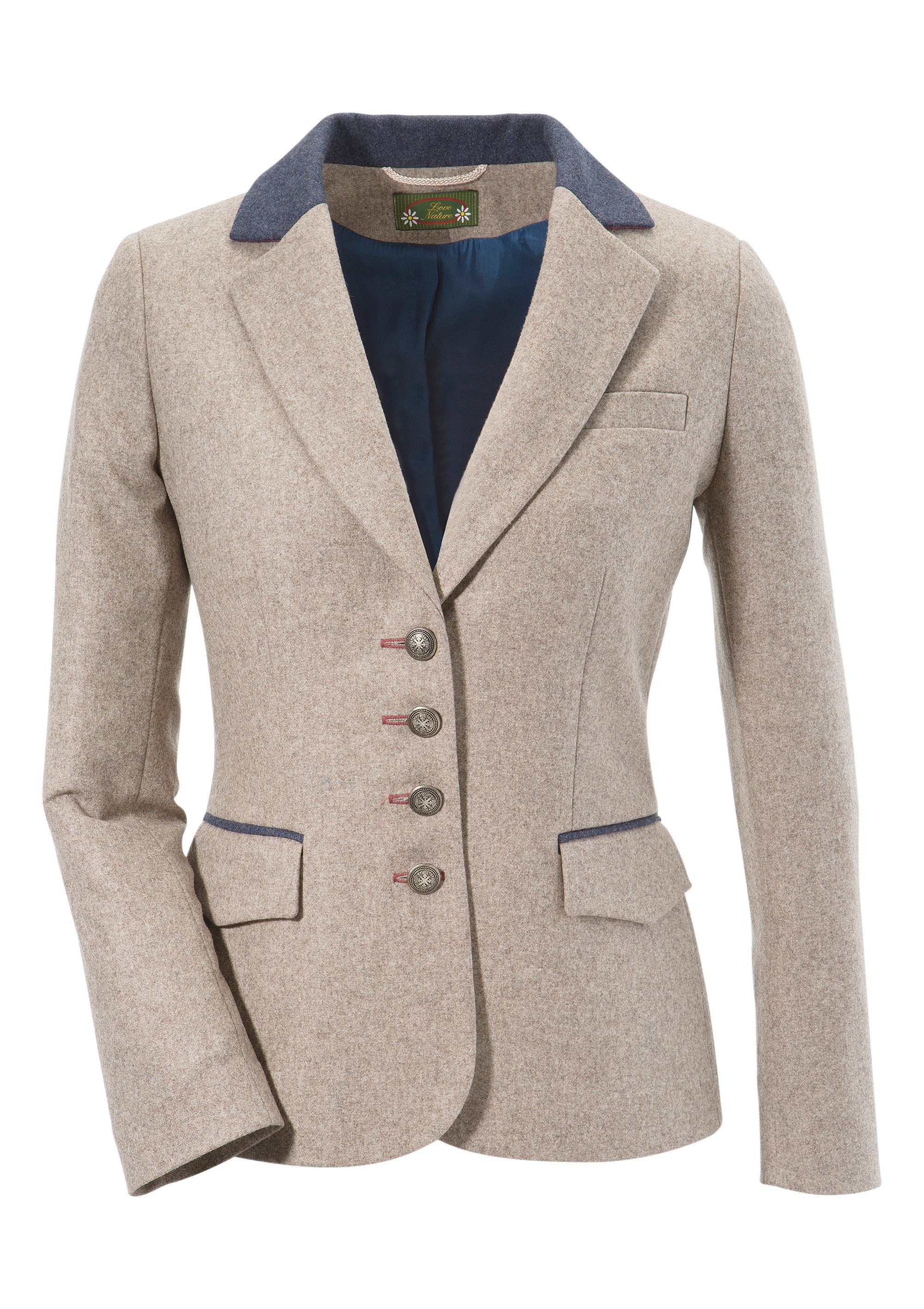 beige dames blazer