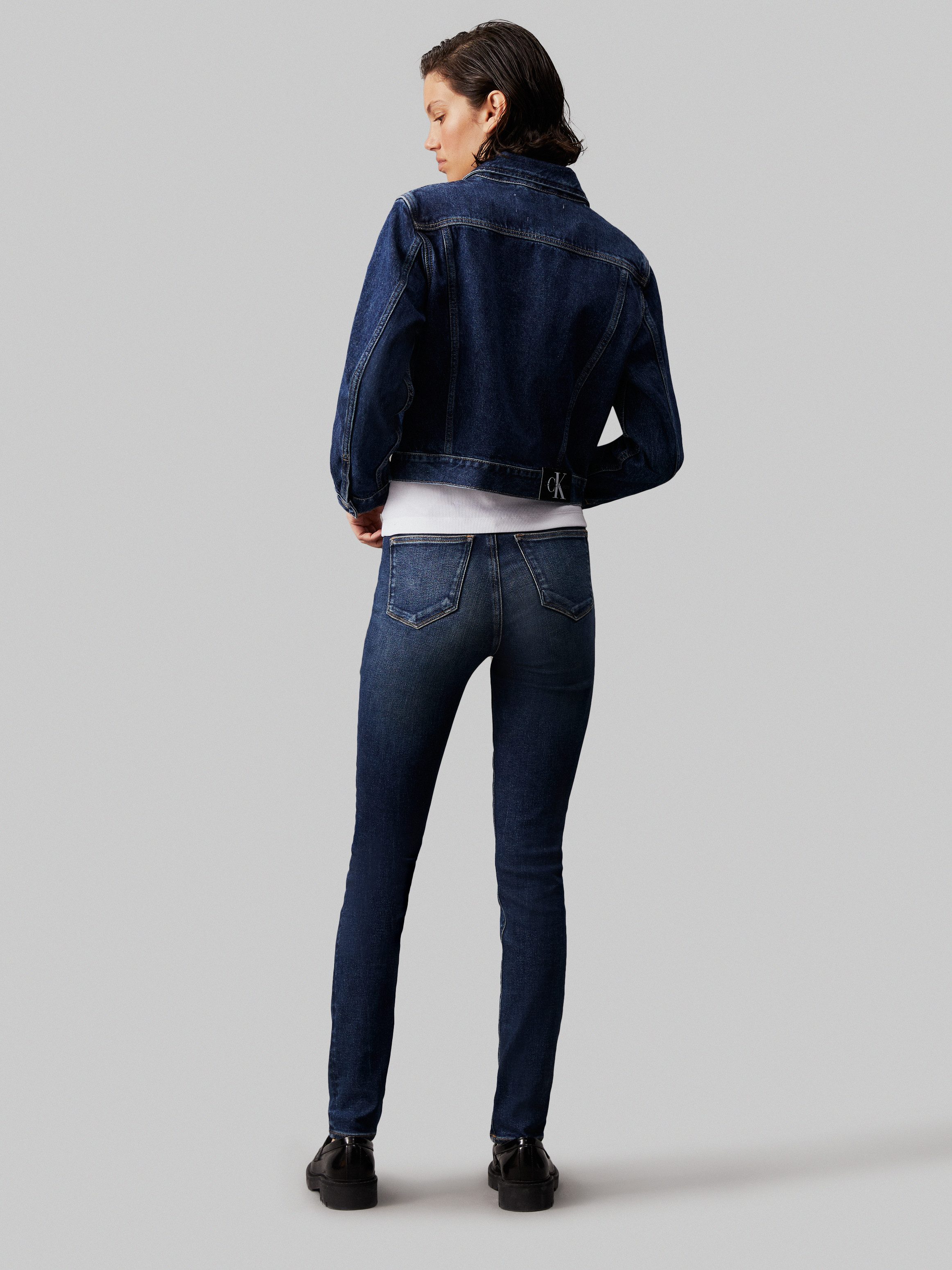 Calvin Klein Skinny fit jeans High rise skinny in 5-pocketsstijl
