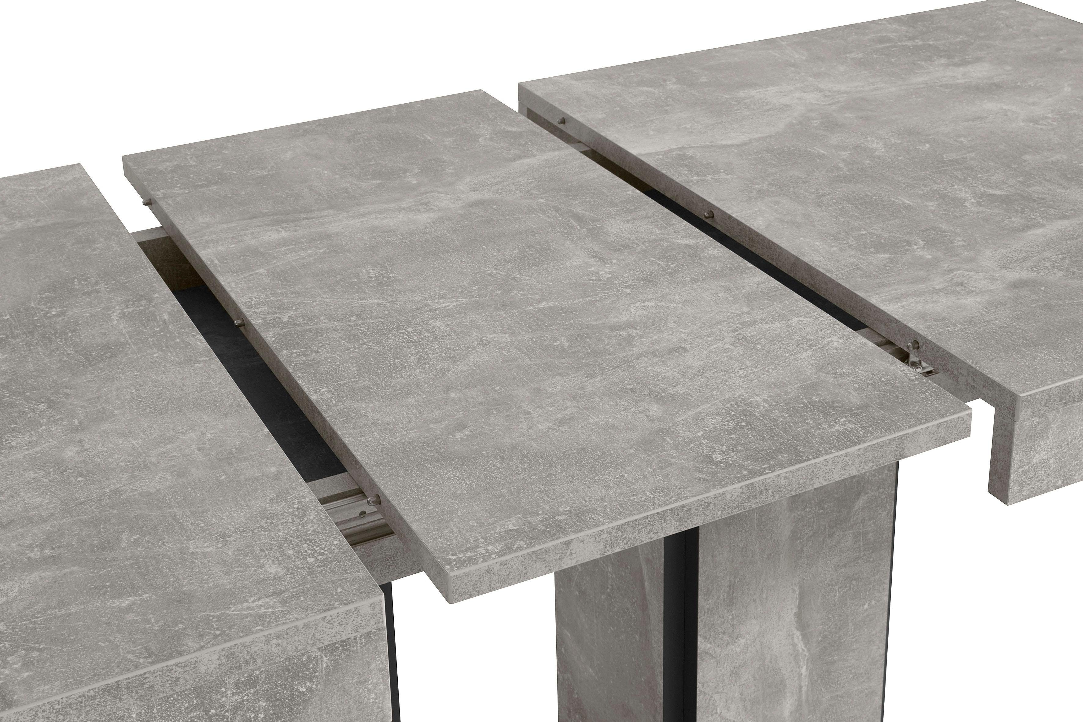HELA Eettafel Rosé Uittrekfunctie, breedte 140-180 cm
