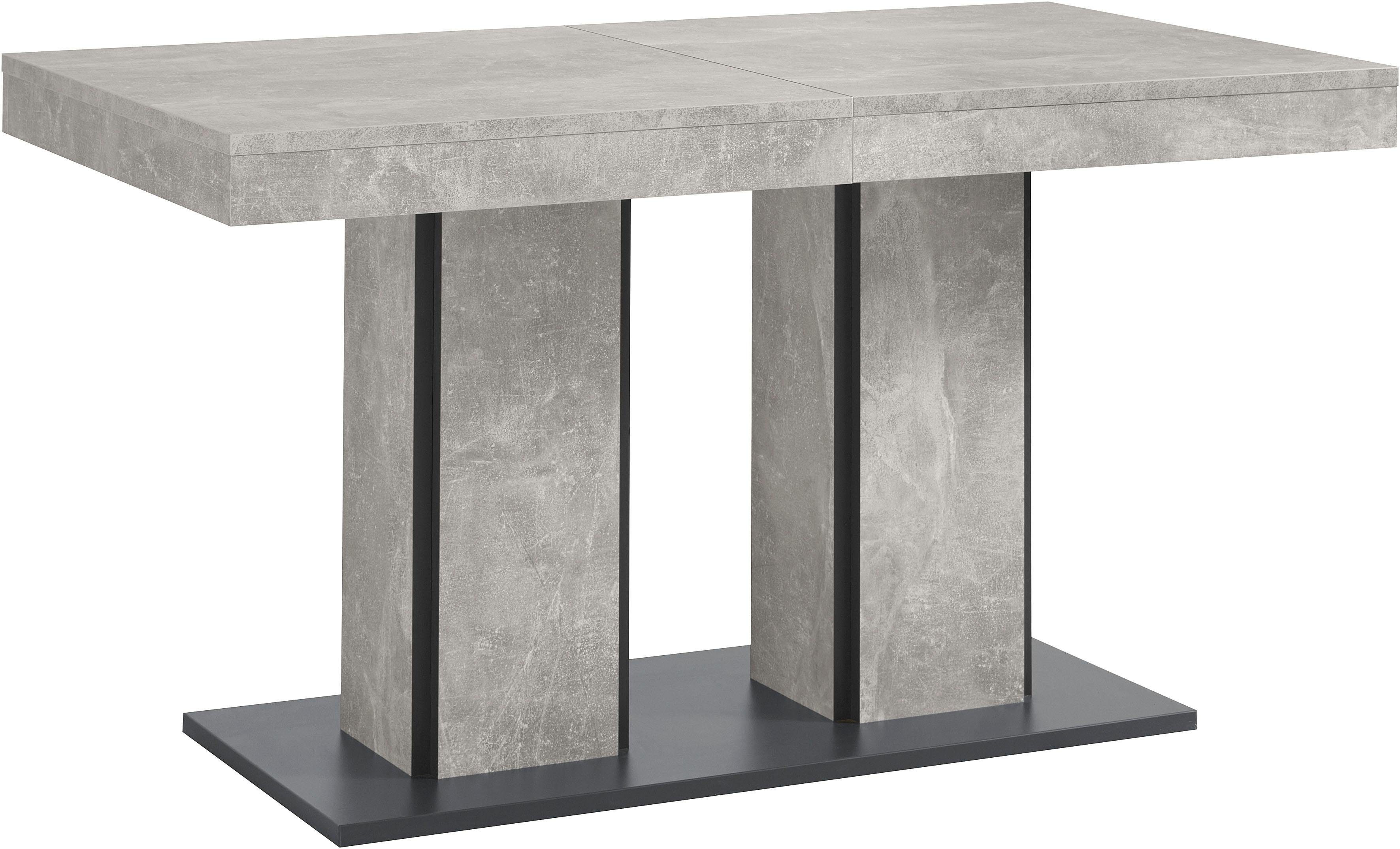 HELA Eettafel Rosé Uittrekfunctie, breedte 140-180 cm
