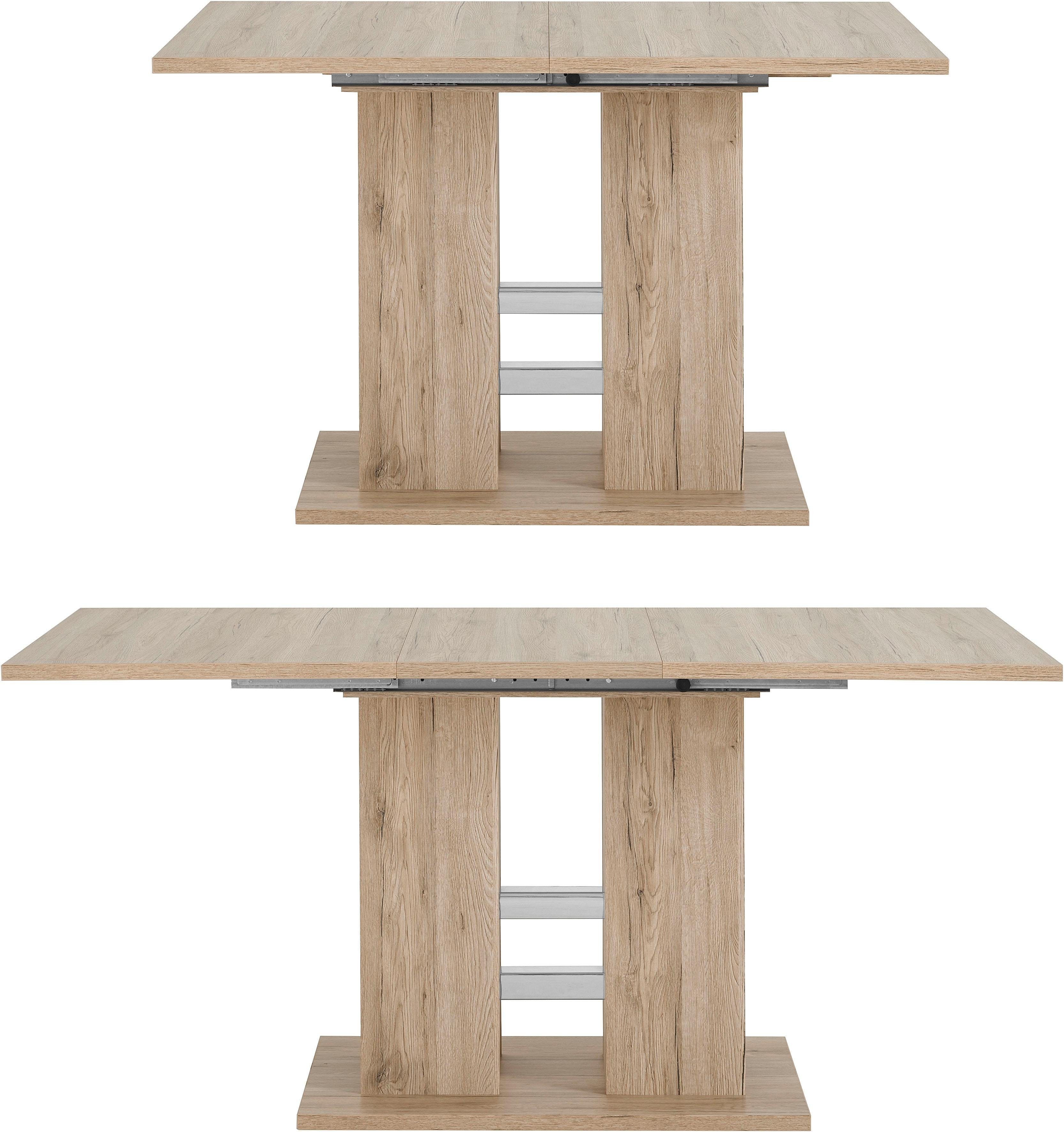 HELA Eettafel Steffi Breedte 120-160 cm